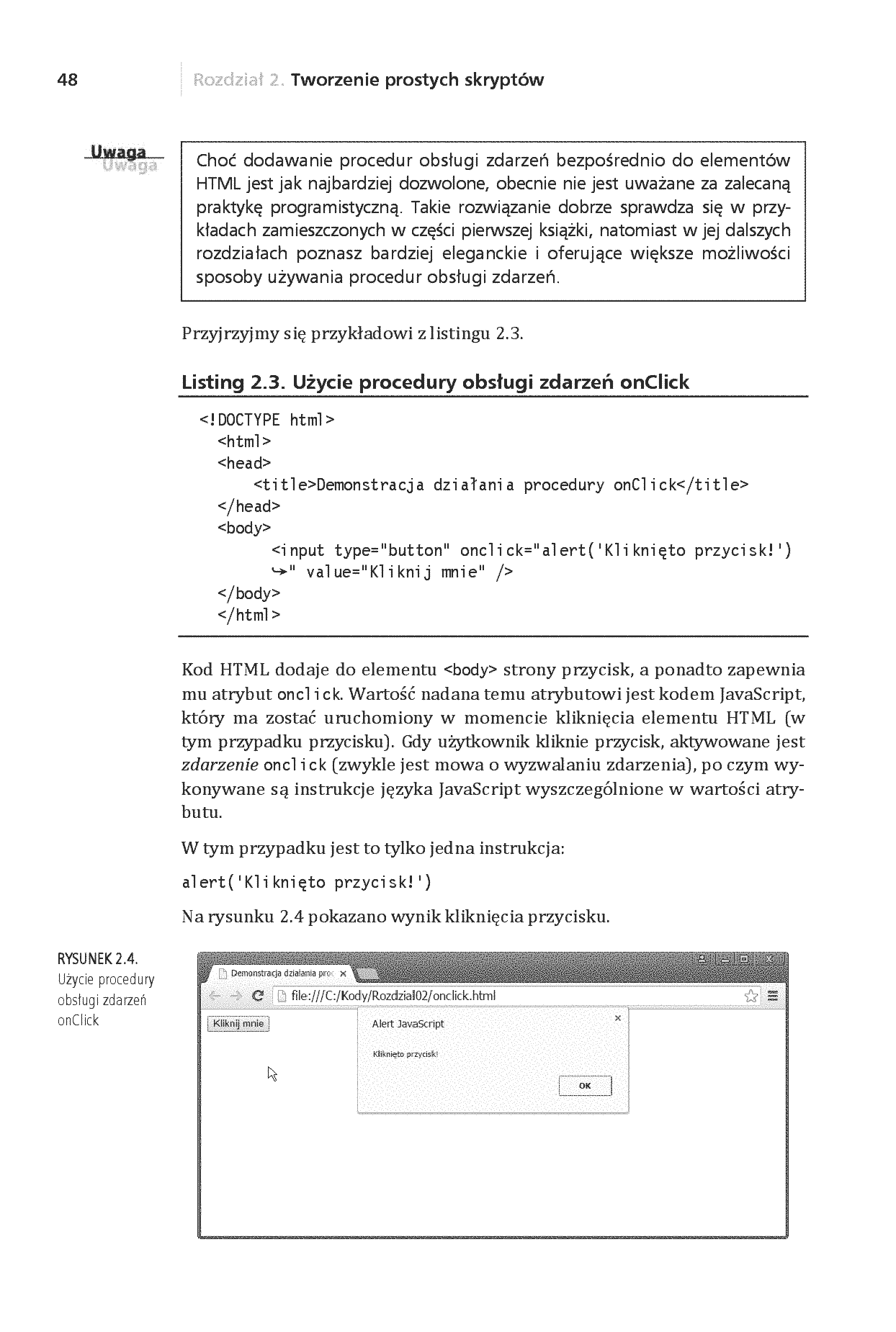 Fragment „Szybki kurs JavaScript. Wprowadzenie do języka w 24 godziny. Wydanie VI” — strona 22 z 30
