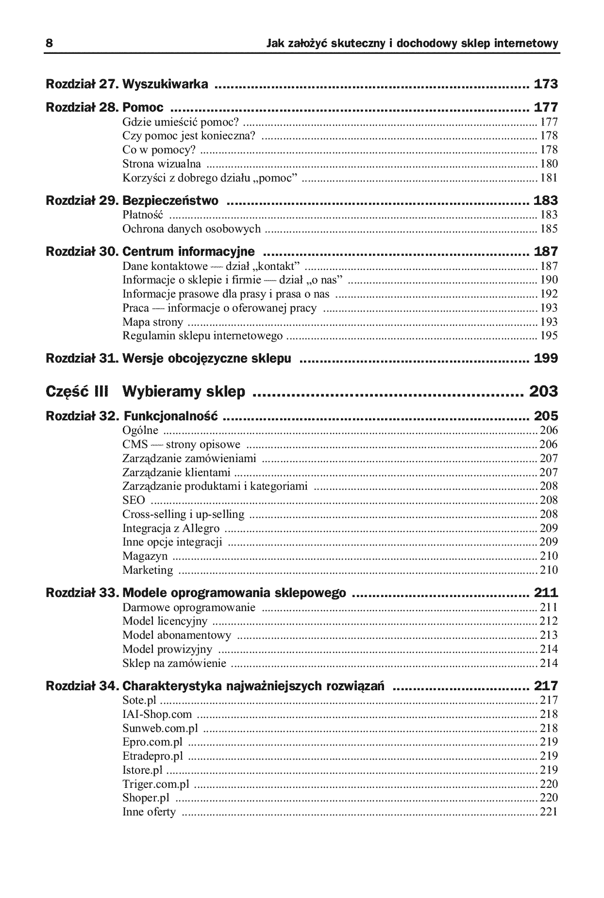 Fragment „Jak założyć skuteczny i dochodowy sklep internetowy. Wydanie II” — strona 7 z 13