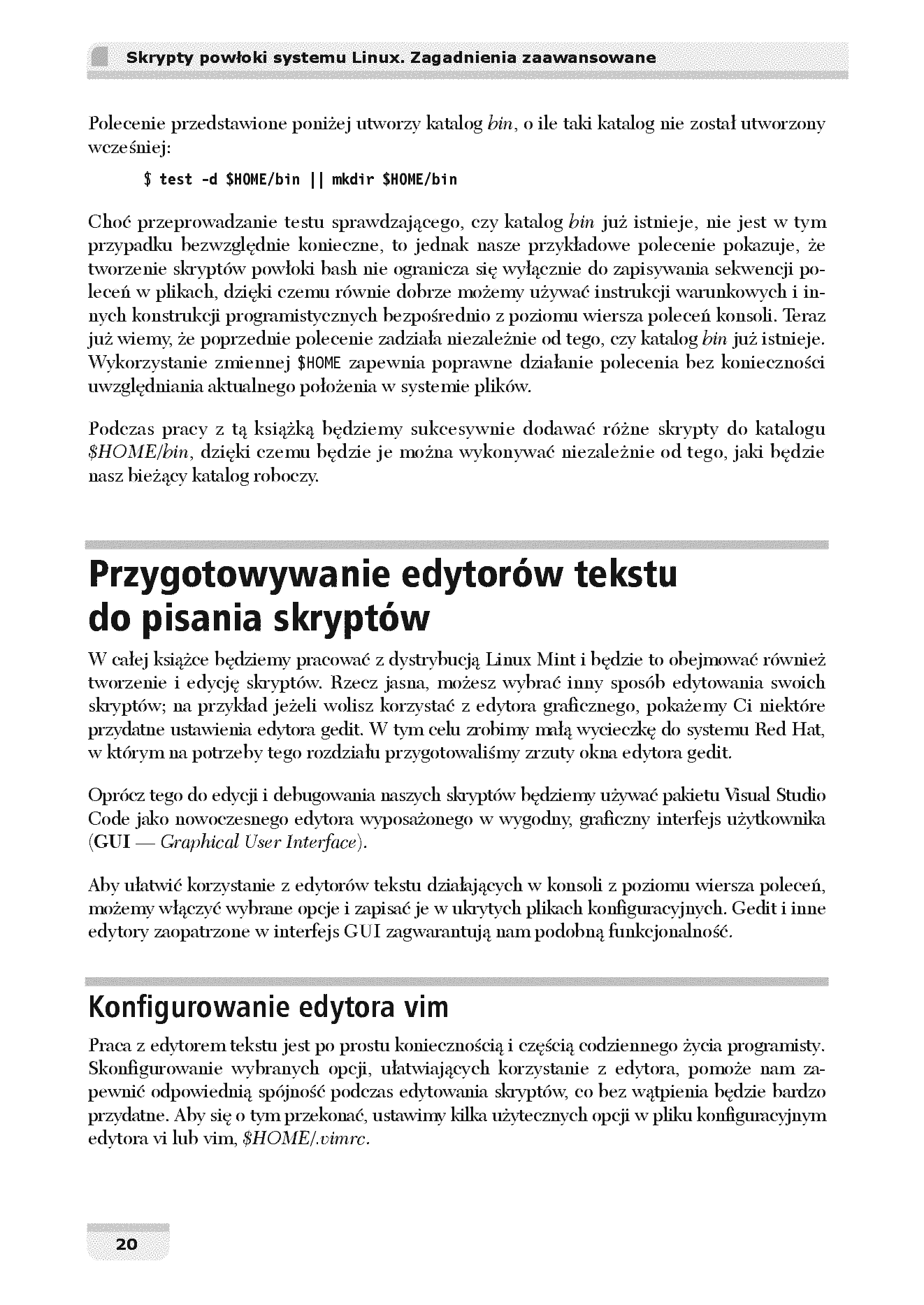 Fragment „Skrypty powłoki systemu Linux. Zagadnienia zaawansowane. Wydanie II” — strona 14 z 30