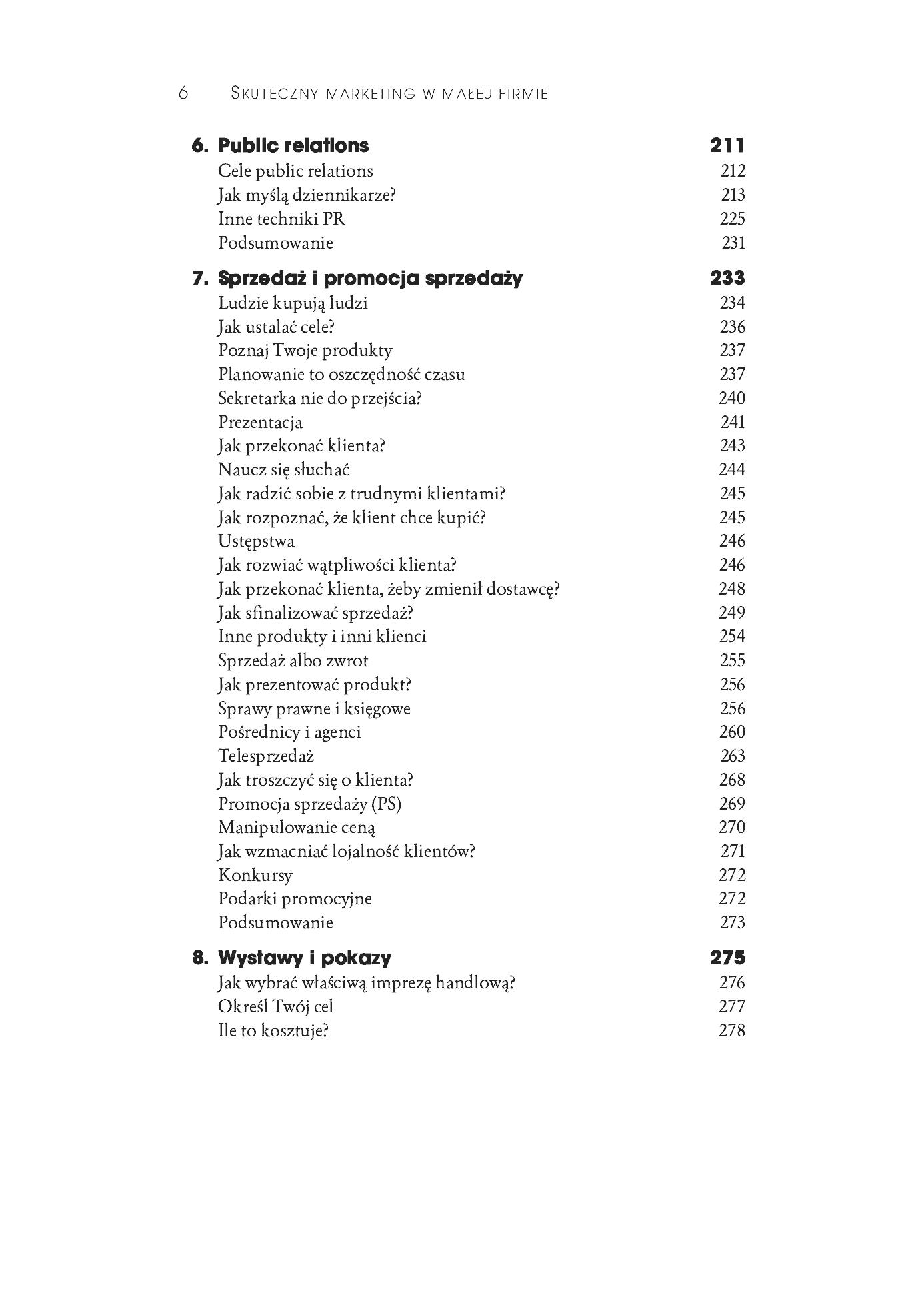 Fragment „Skuteczny marketing w małej firmie. Wydanie II zaktualizowane” — strona 5 z 25