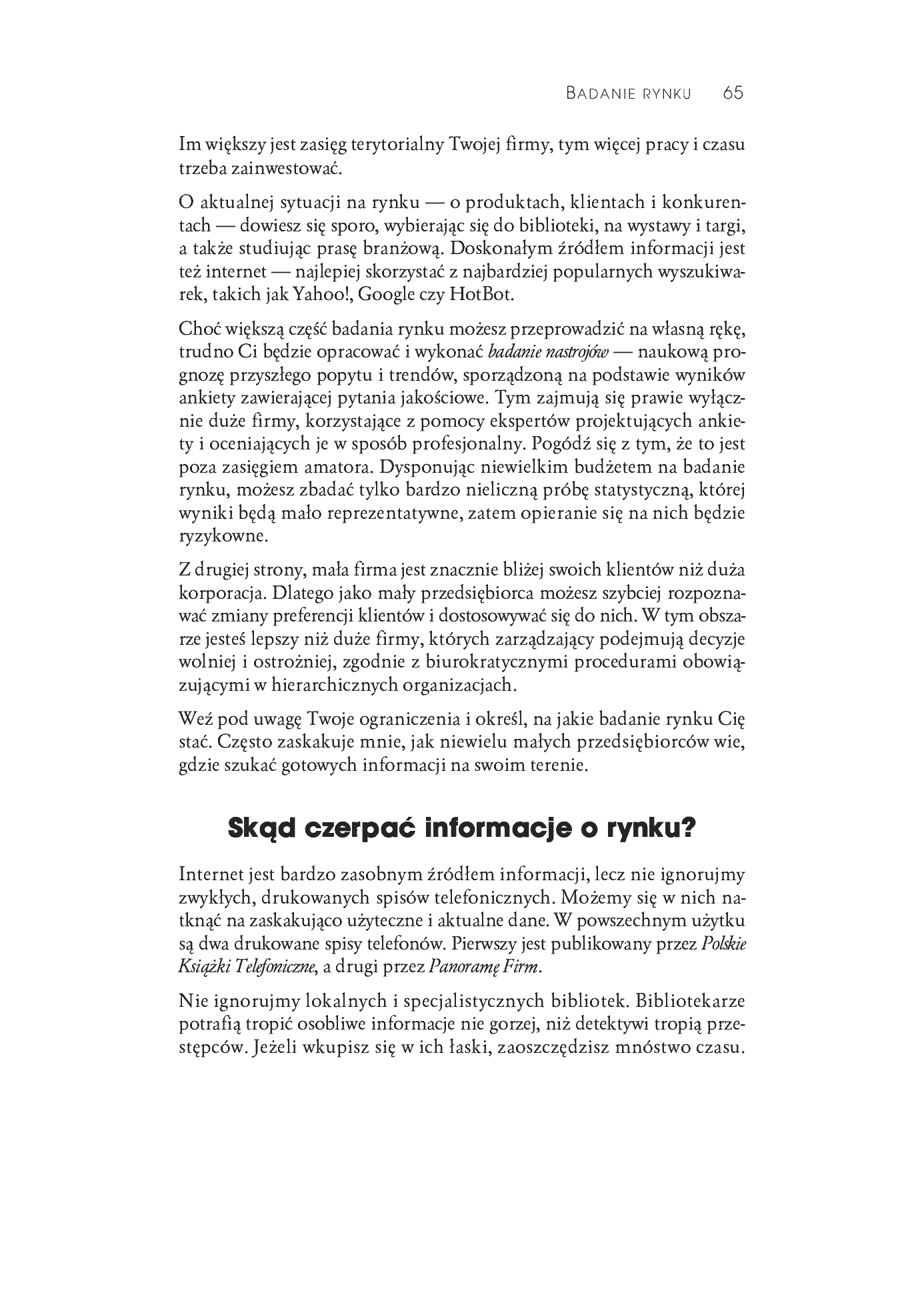 Fragment „Skuteczny marketing w małej firmie. Wydanie II zaktualizowane” — strona 9 z 25