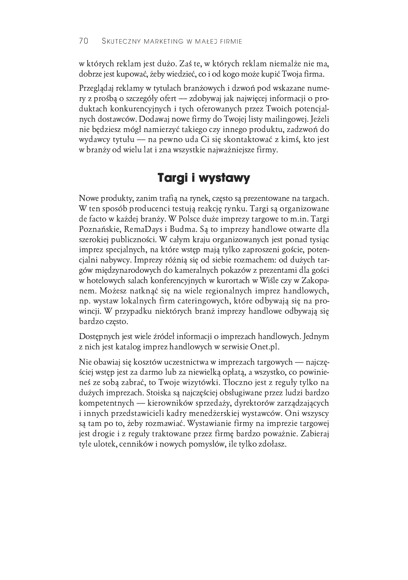 Fragment „Skuteczny marketing w małej firmie. Wydanie II zaktualizowane” — strona 14 z 25