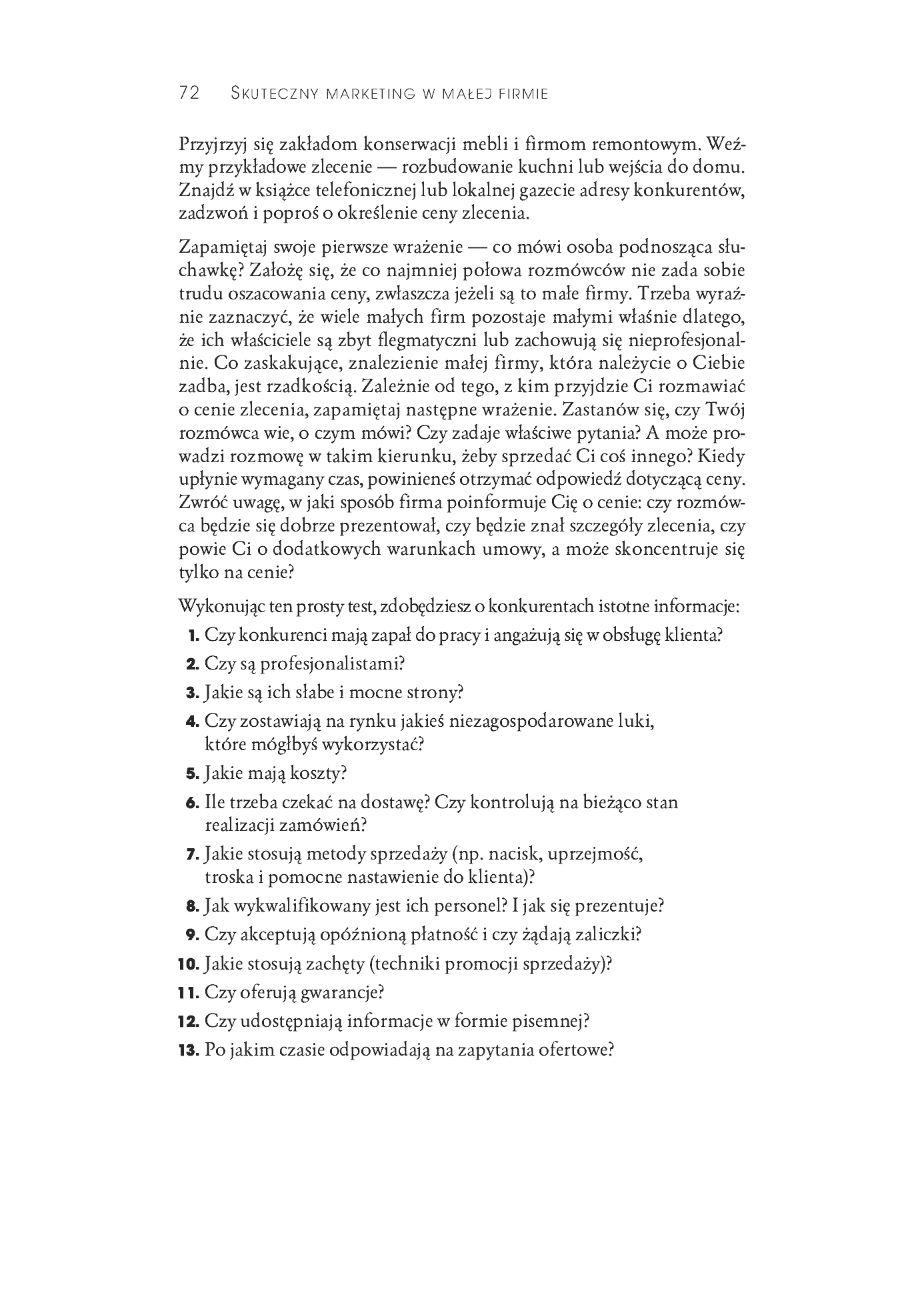 Fragment „Skuteczny marketing w małej firmie. Wydanie II zaktualizowane” — strona 16 z 25