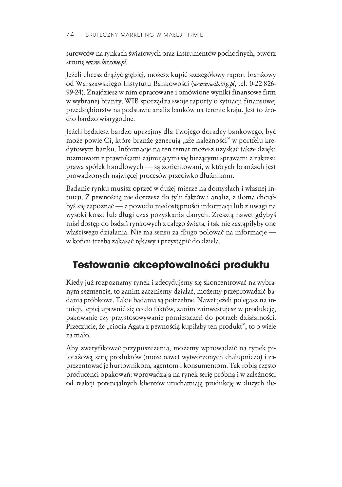 Fragment „Skuteczny marketing w małej firmie. Wydanie II zaktualizowane” — strona 18 z 25