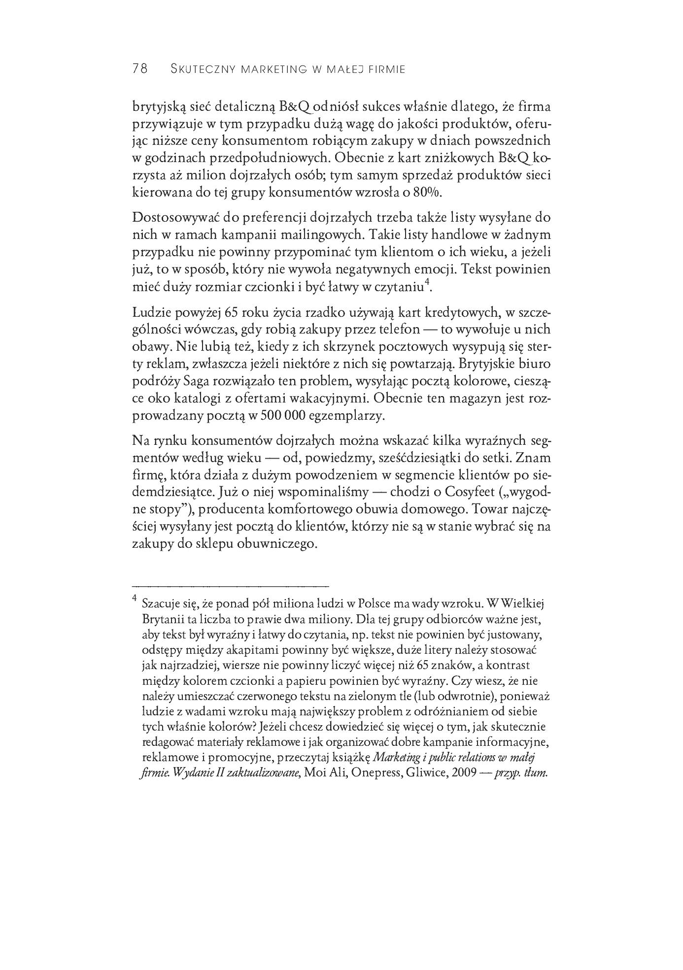 Fragment „Skuteczny marketing w małej firmie. Wydanie II zaktualizowane” — strona 22 z 25
