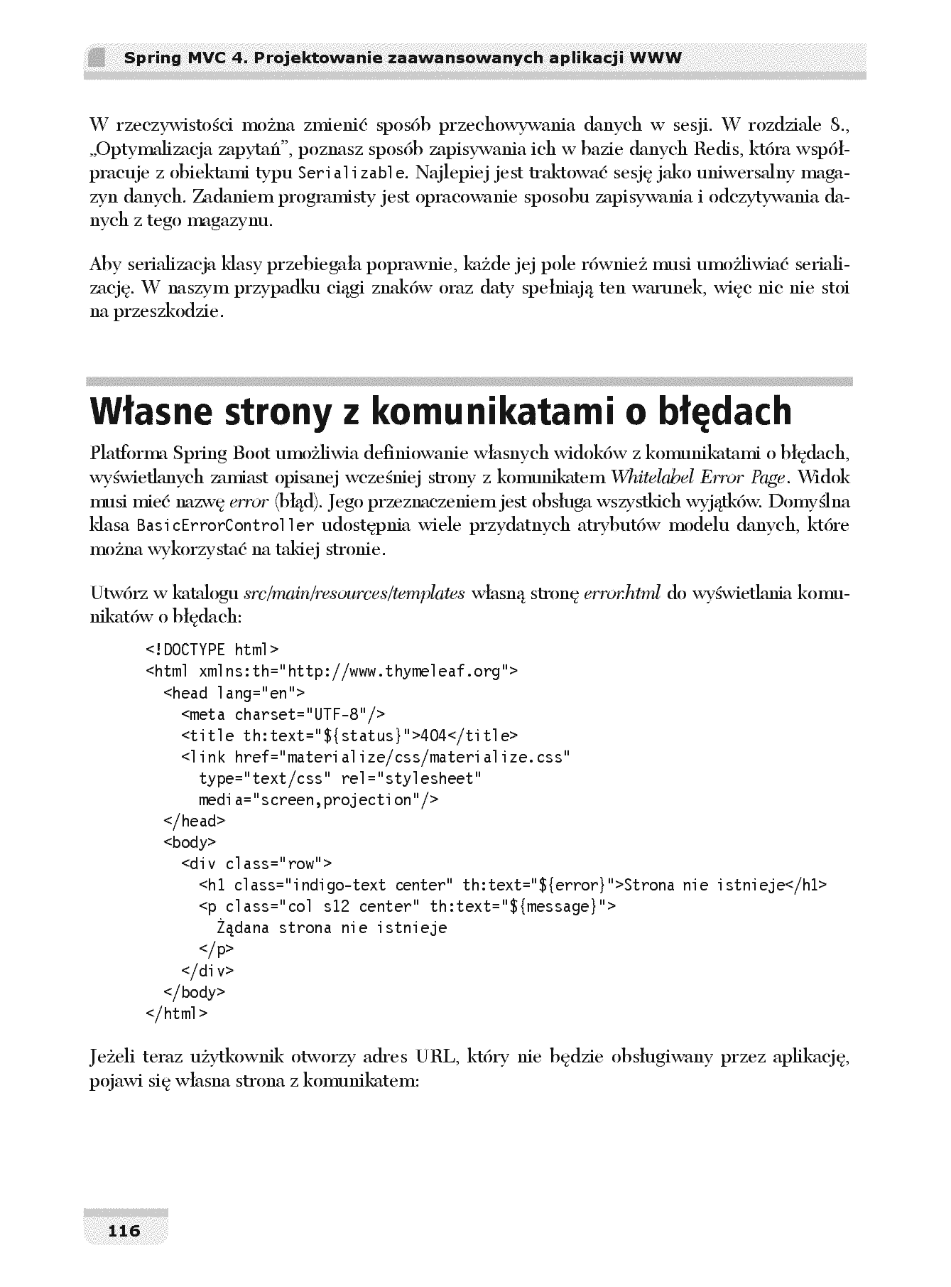 Fragment „Spring MVC 4. Projektowanie zaawansowanych aplikacji WWW” — strona 26 z 30