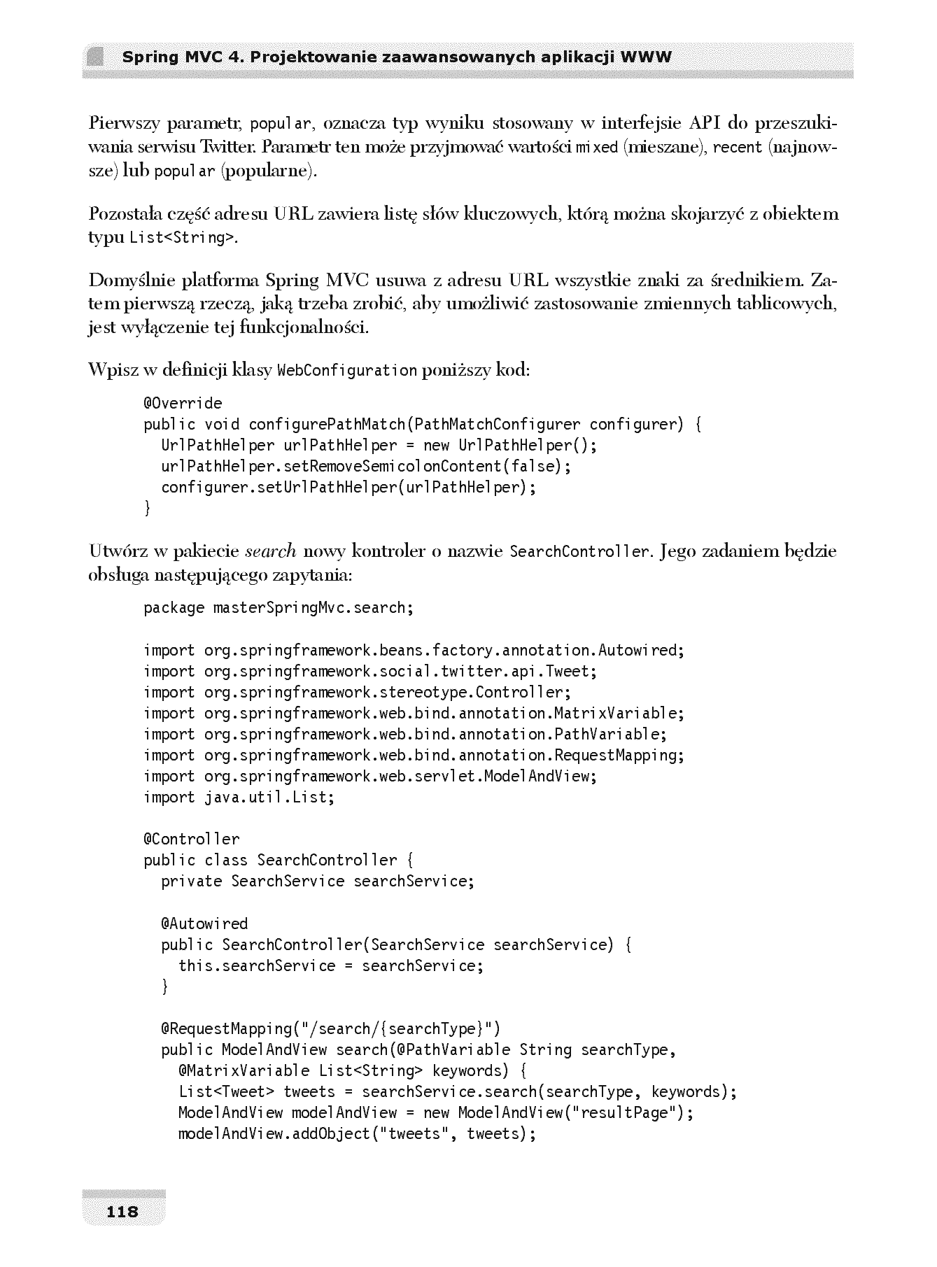 Fragment „Spring MVC 4. Projektowanie zaawansowanych aplikacji WWW” — strona 28 z 30