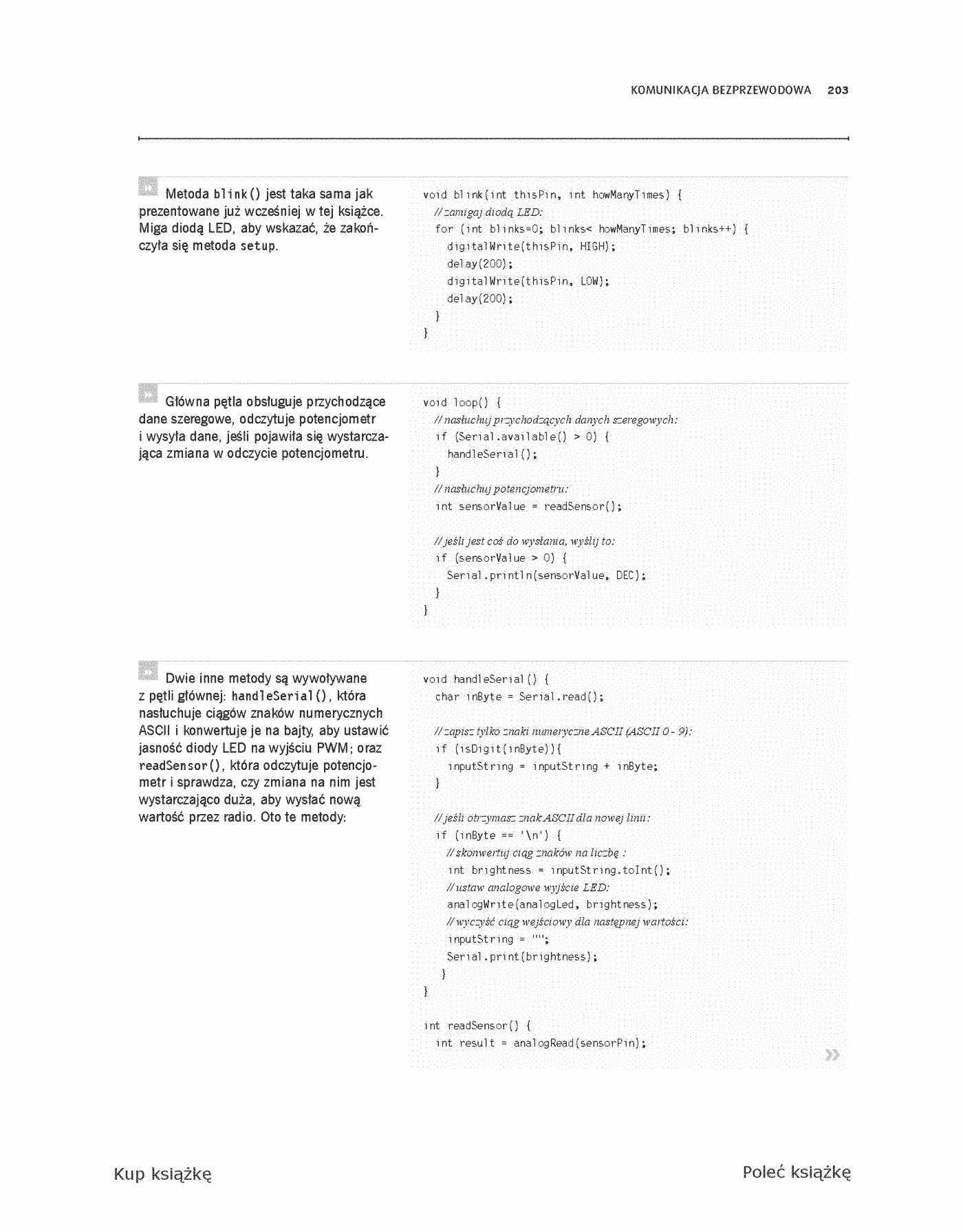 Fragment „Spraw, by rzeczy przemówiły. Programowanie urządzeń elektronicznych z wykorzystaniem Arduino” — strona 29 z 30