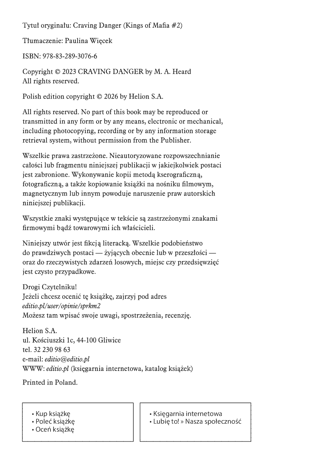 Fragment „Spragniona diabła. Królowie mafii #2” — strona 2 z 26