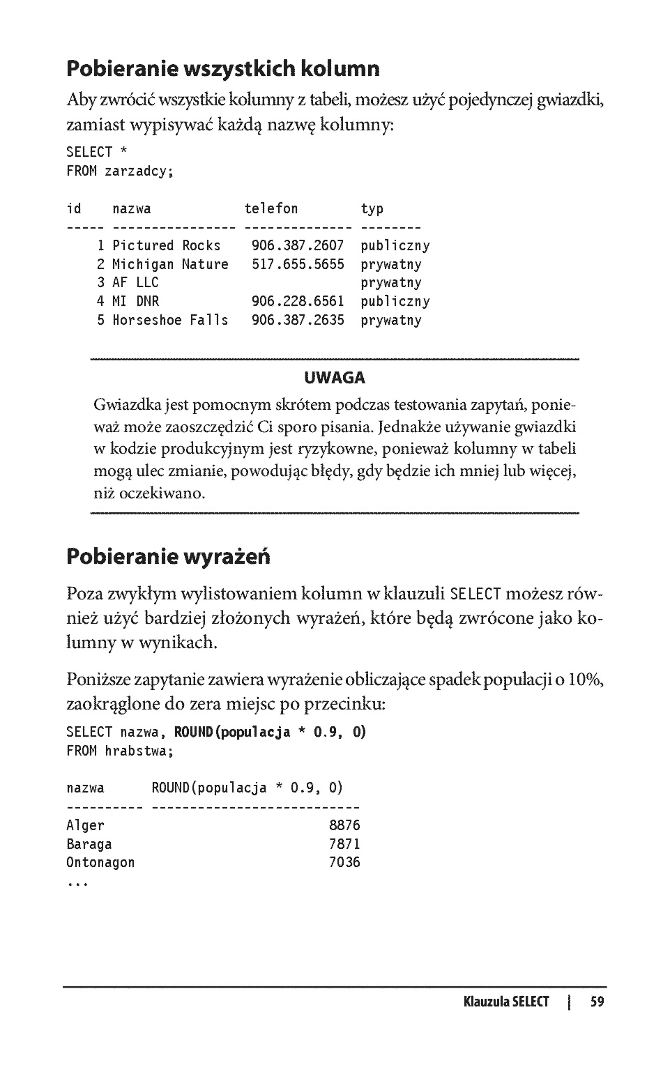 Fragment „SQL. Leksykon kieszonkowy. Wydanie IV” — strona 11 z 30