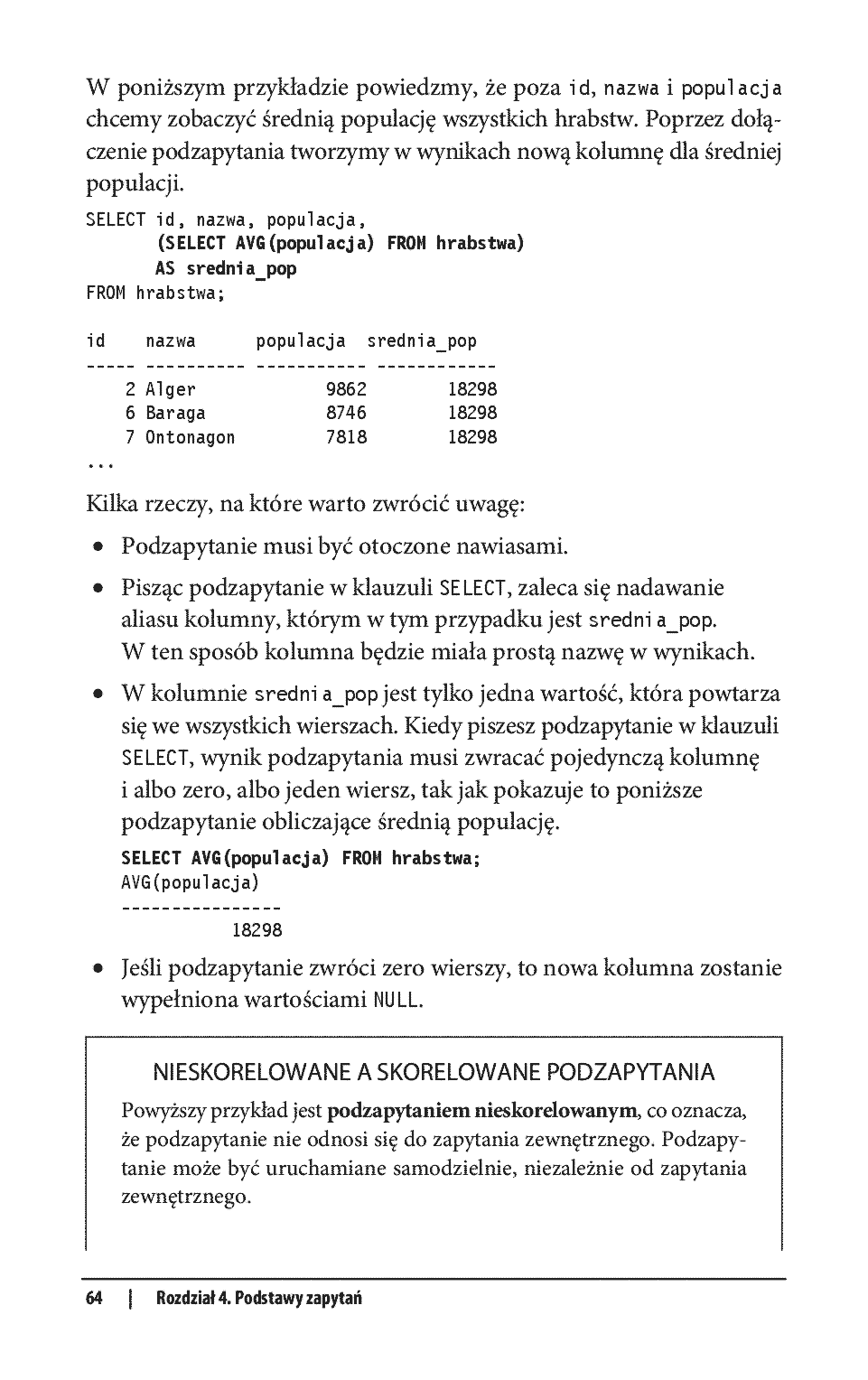 Fragment „SQL. Leksykon kieszonkowy. Wydanie IV” — strona 16 z 30