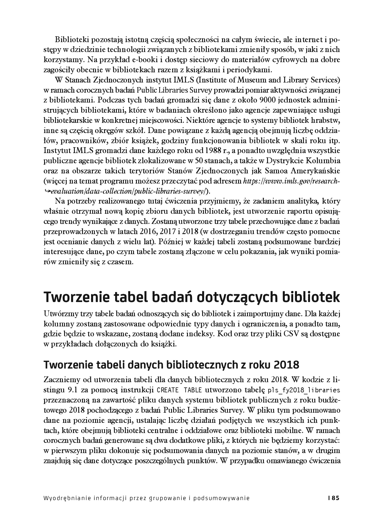 Fragment „SQL w praktyce. Jak dzięki danym uzyskiwać cenne informacje. Wydanie II” — strona 15 z 30