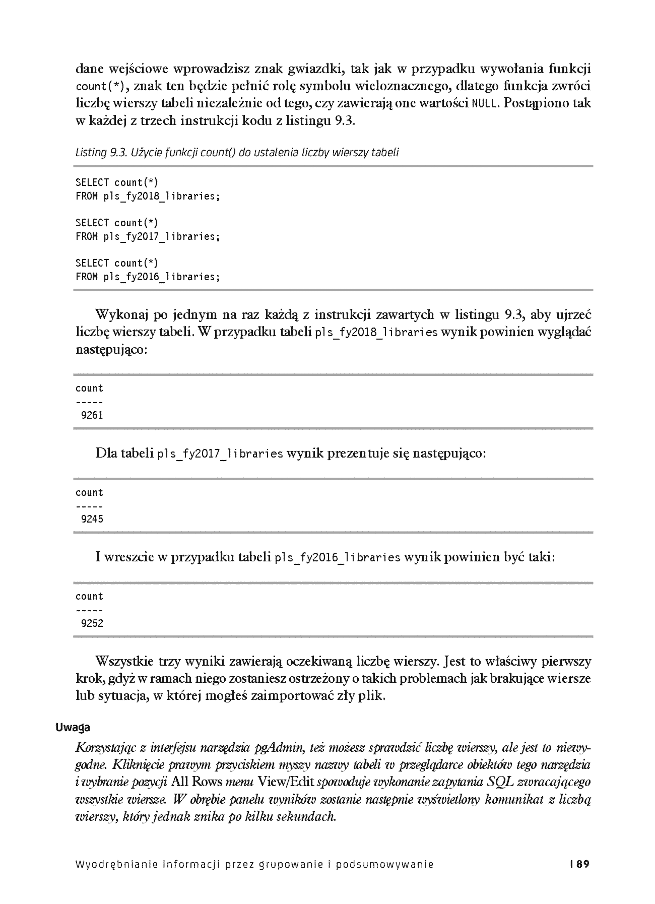 Fragment „SQL w praktyce. Jak dzięki danym uzyskiwać cenne informacje. Wydanie II” — strona 19 z 30