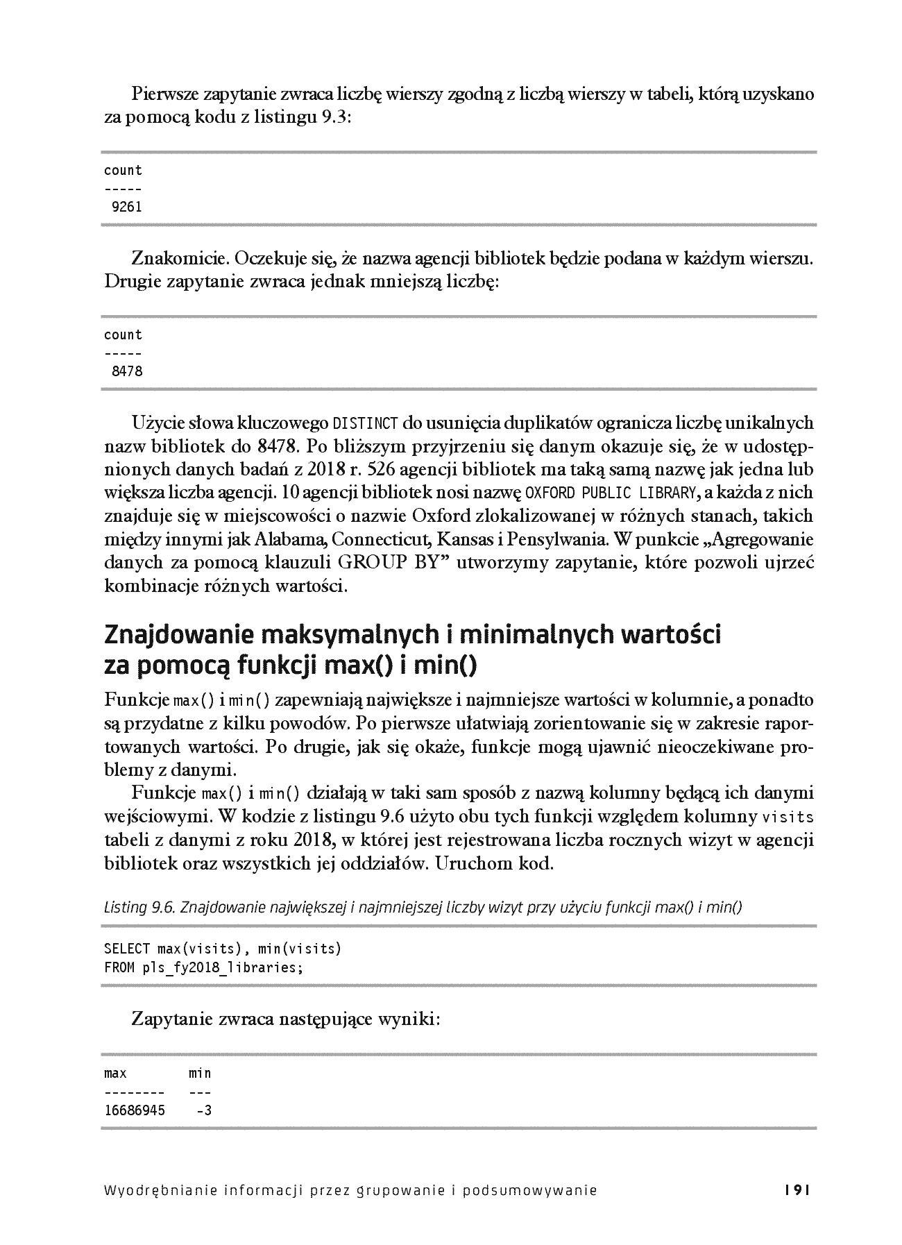 Fragment „SQL w praktyce. Jak dzięki danym uzyskiwać cenne informacje. Wydanie II” — strona 21 z 30