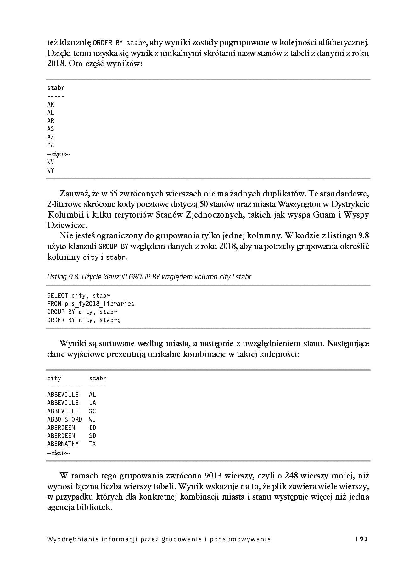 Fragment „SQL w praktyce. Jak dzięki danym uzyskiwać cenne informacje. Wydanie II” — strona 23 z 30