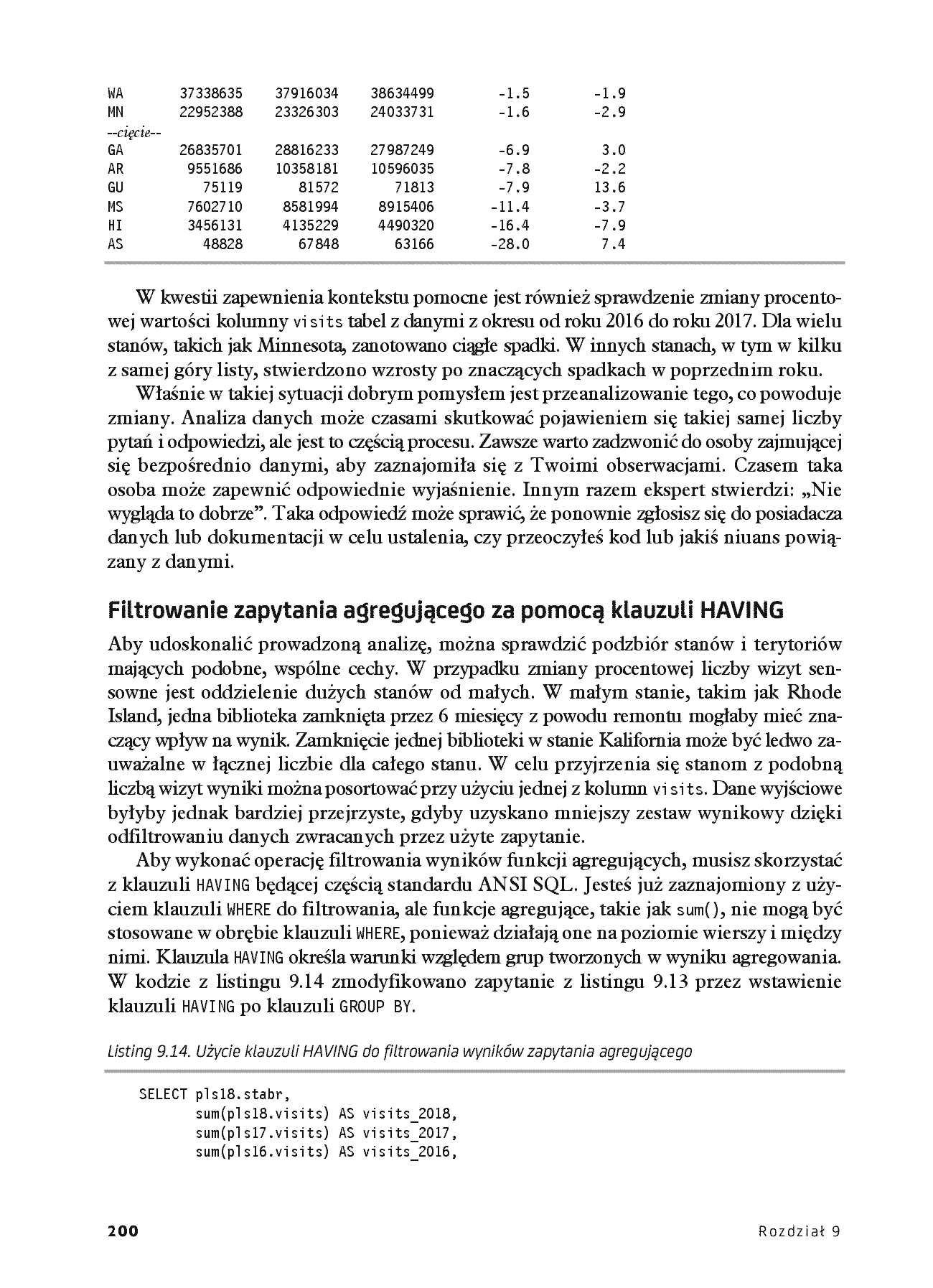 Fragment „SQL w praktyce. Jak dzięki danym uzyskiwać cenne informacje. Wydanie II” — strona 30 z 30