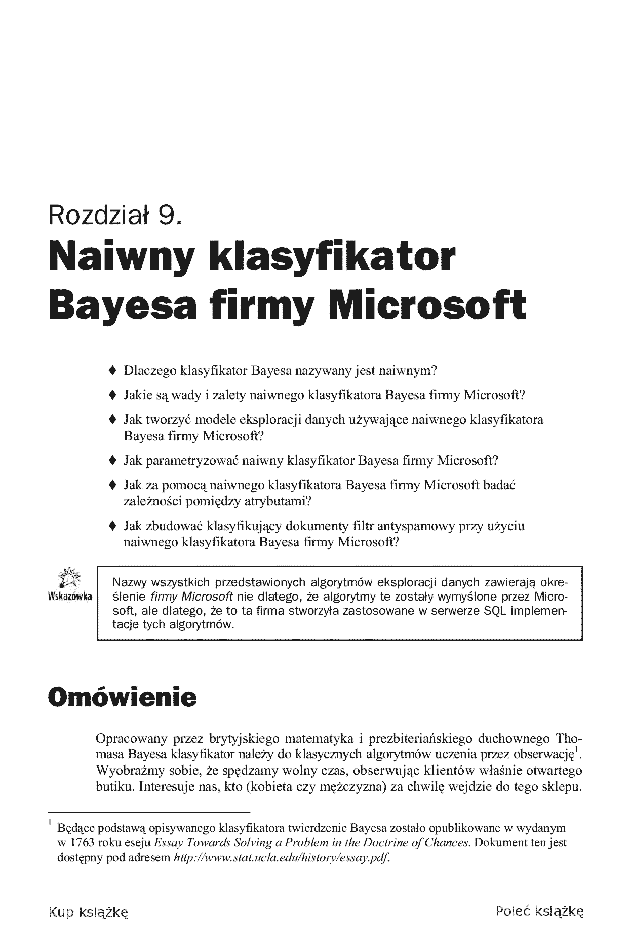 Fragment „Microsoft SQL Server. Modelowanie i eksploracja danych” — strona 9 z 30