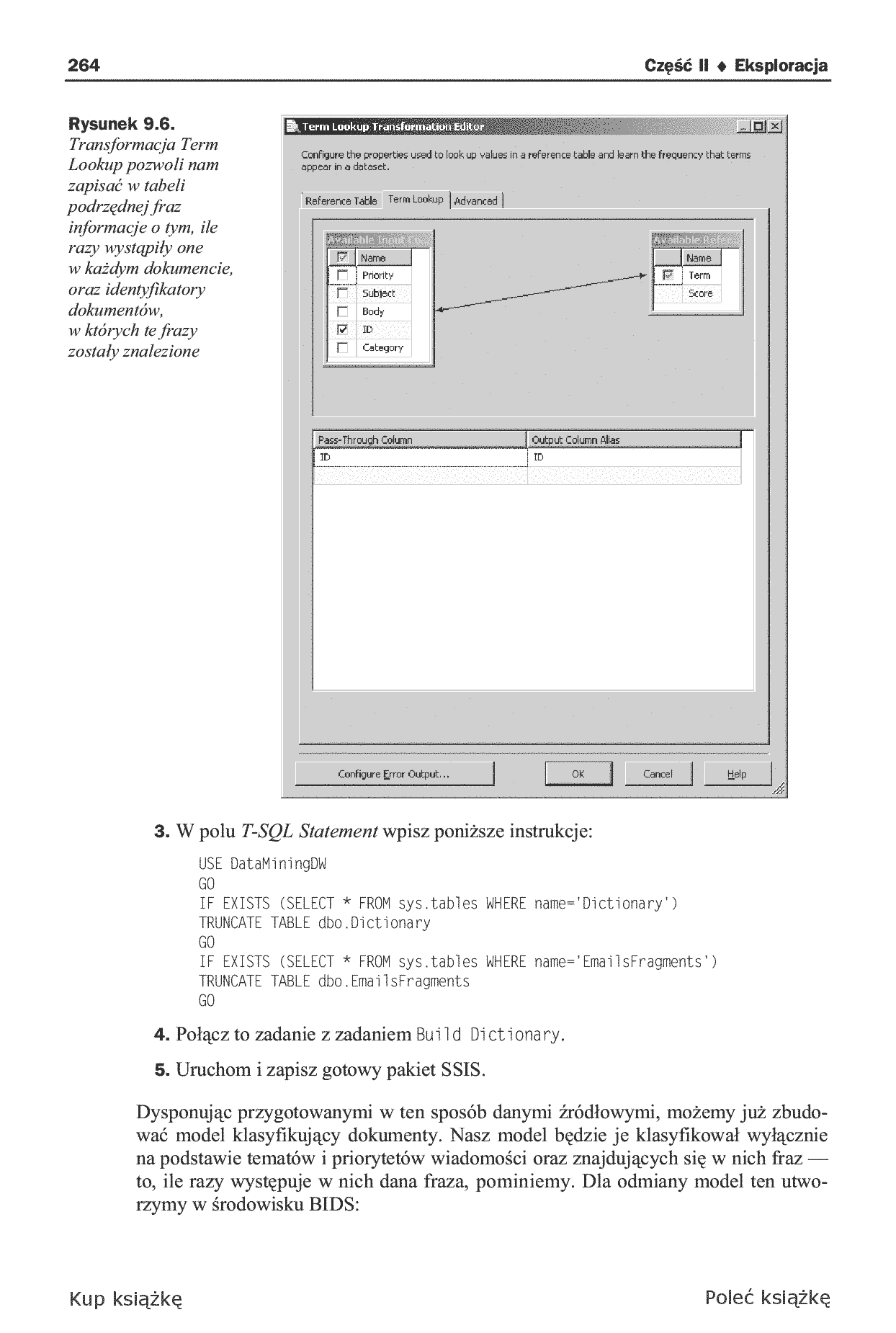 Fragment „Microsoft SQL Server. Modelowanie i eksploracja danych” — strona 20 z 30