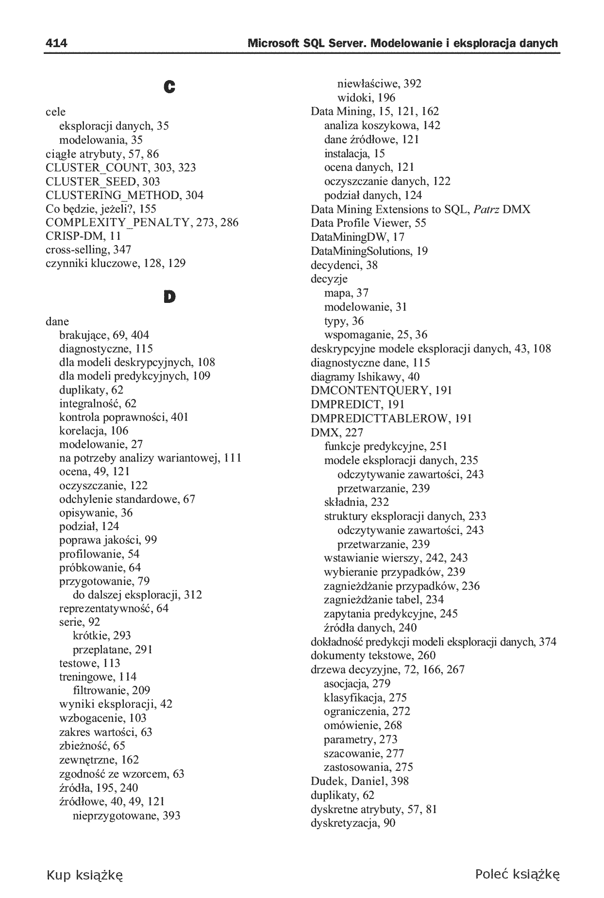 Fragment „Microsoft SQL Server. Modelowanie i eksploracja danych” — strona 24 z 30