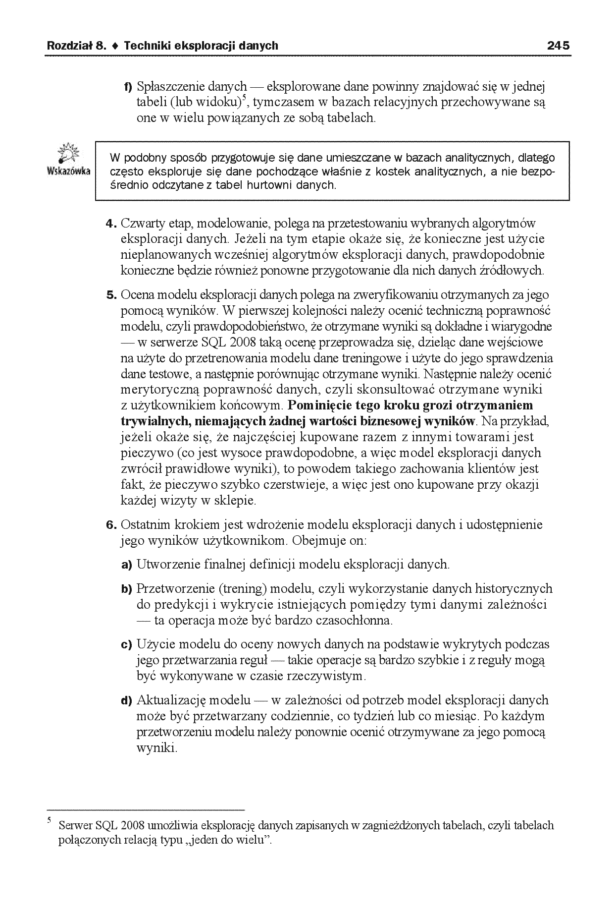 Fragment „Serwer SQL 2008. Usługi biznesowe. Analiza i eksploracja danych” — strona 10 z 29