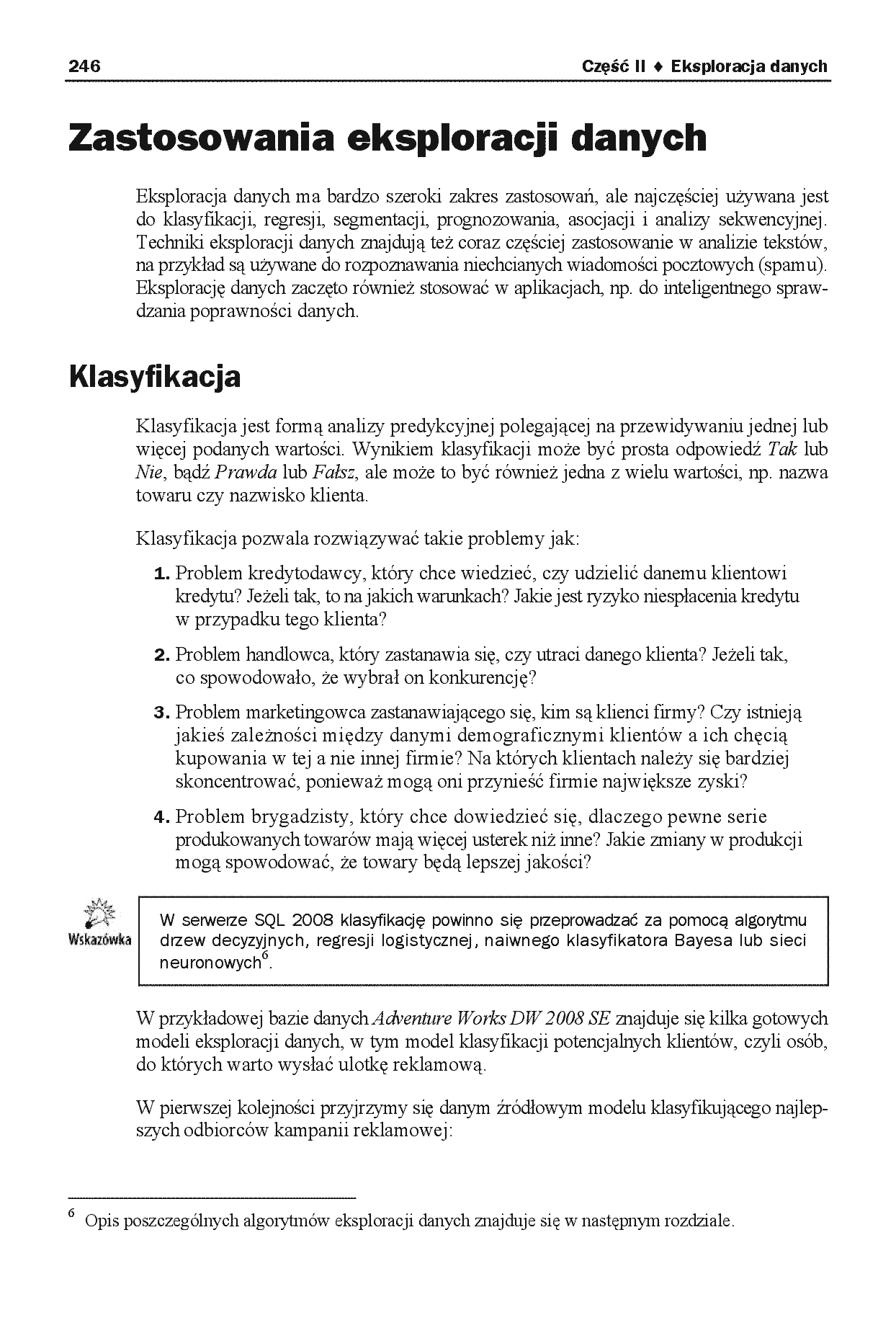 Fragment „Serwer SQL 2008. Usługi biznesowe. Analiza i eksploracja danych” — strona 11 z 29