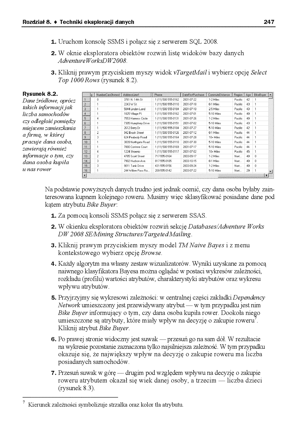 Fragment „Serwer SQL 2008. Usługi biznesowe. Analiza i eksploracja danych” — strona 12 z 29