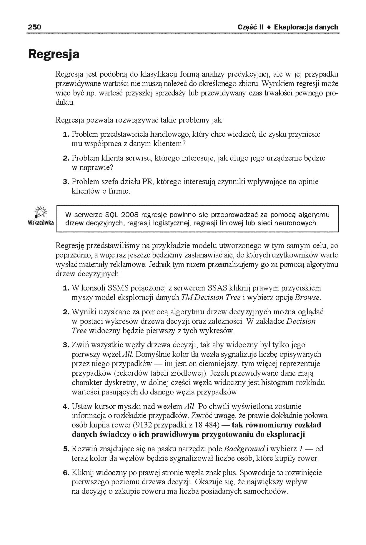 Fragment „Serwer SQL 2008. Usługi biznesowe. Analiza i eksploracja danych” — strona 15 z 29