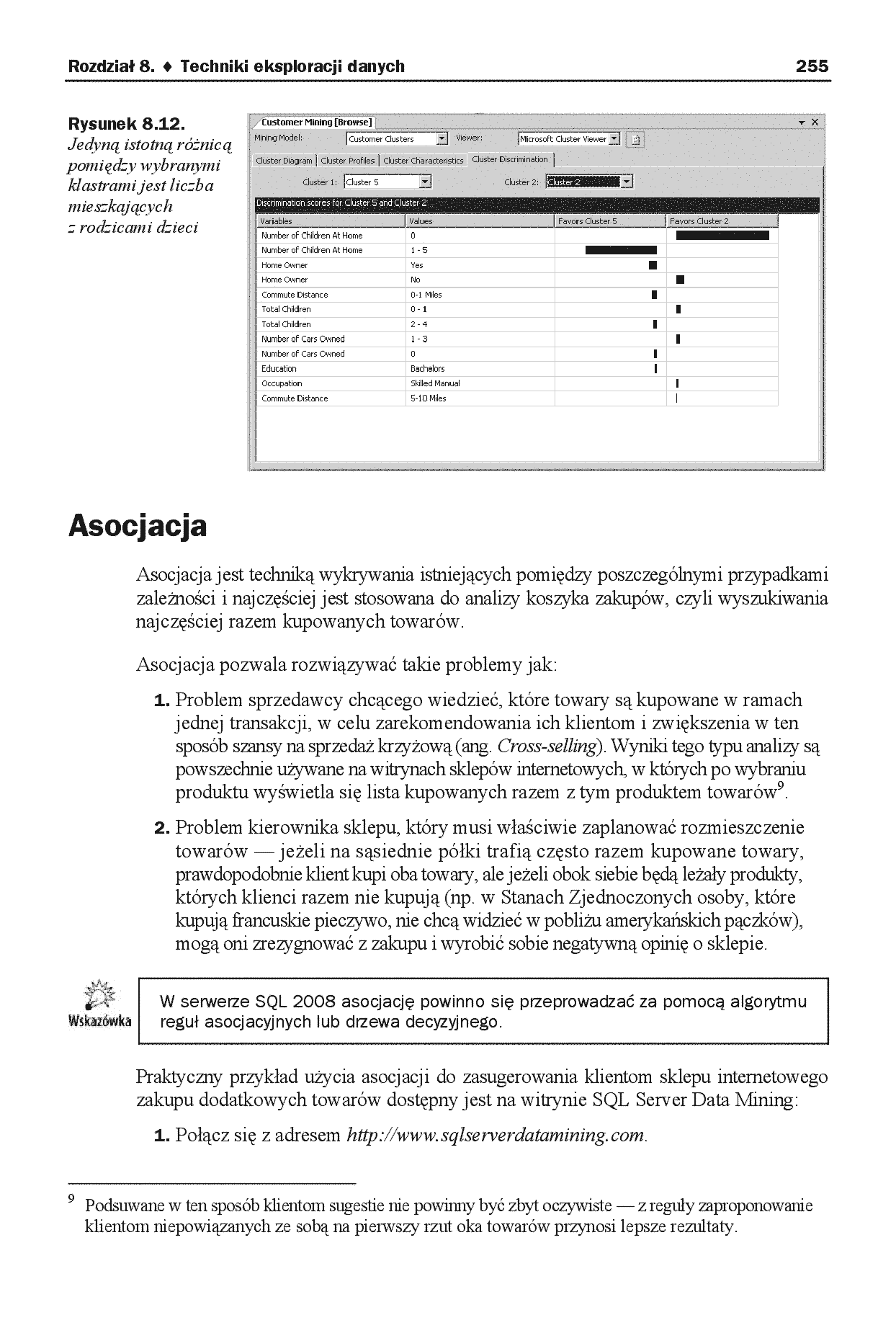 Fragment „Serwer SQL 2008. Usługi biznesowe. Analiza i eksploracja danych” — strona 20 z 29