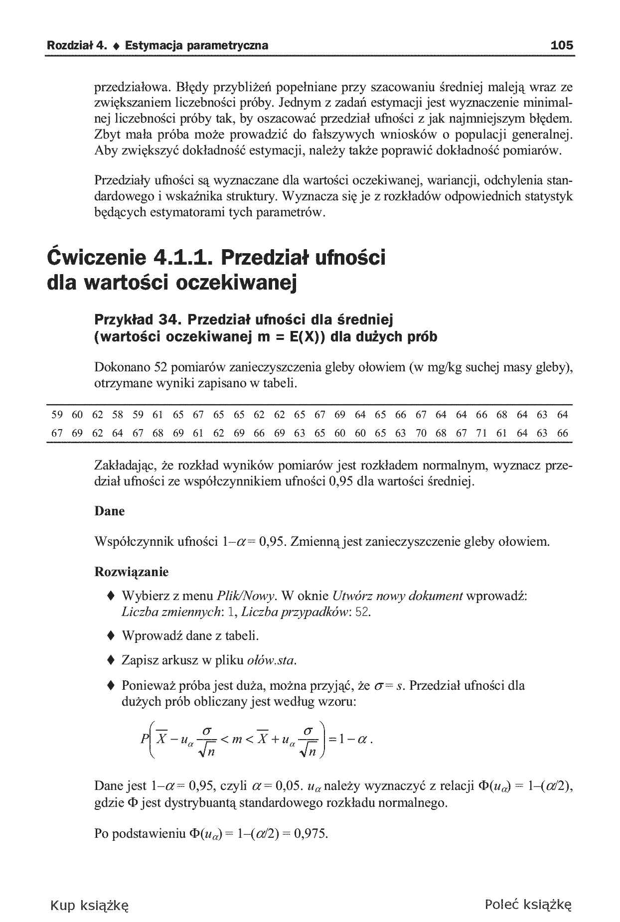 Fragment „Statystyka z programem Statistica” — strona 9 z 24