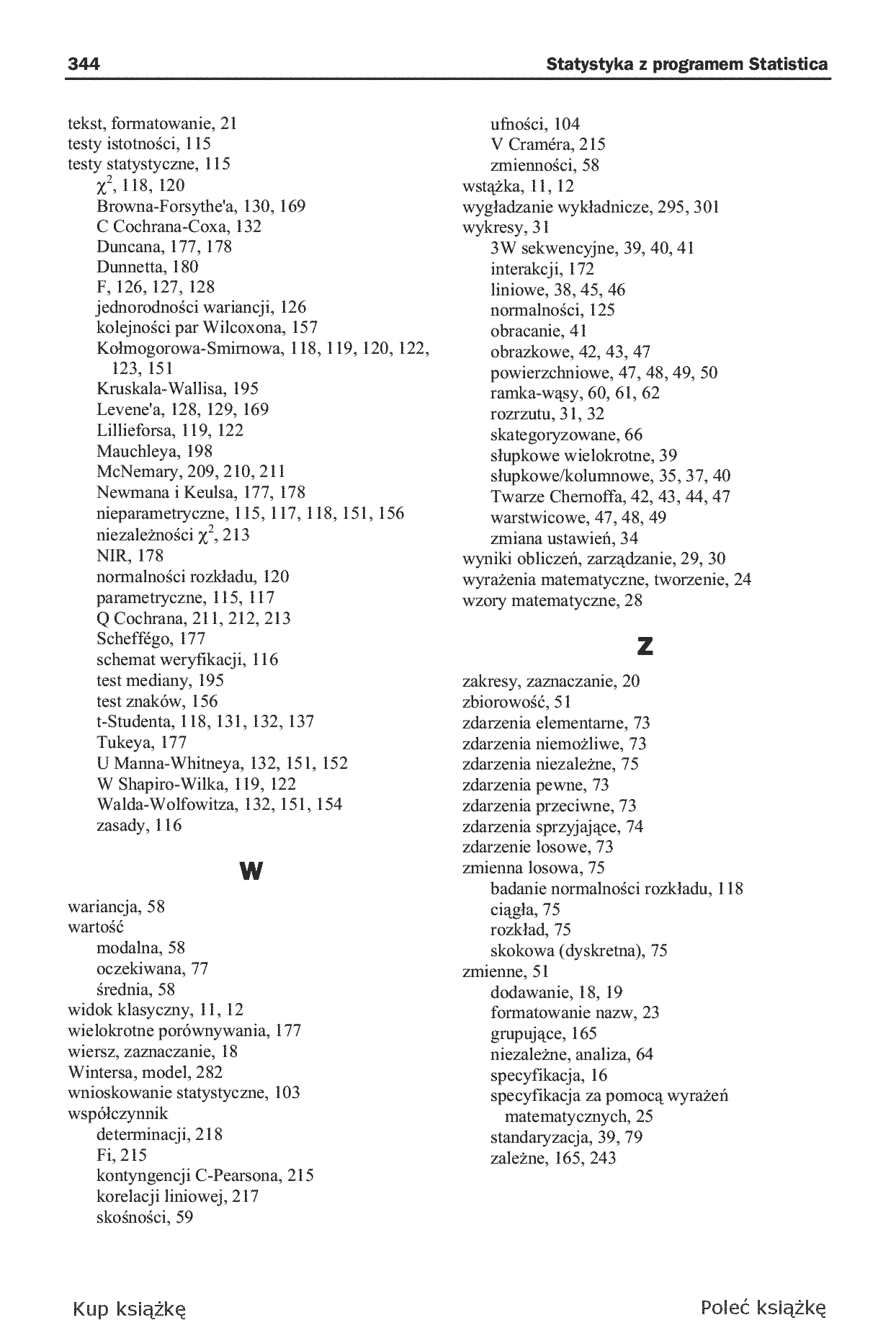 Fragment „Statystyka z programem Statistica” — strona 22 z 24