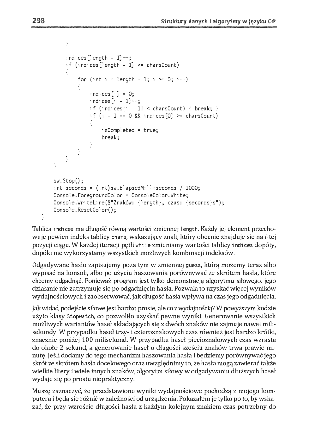Fragment „Struktury danych i algorytmy w języku C#. Wykorzystaj potencjał C# do projektowania efektywnych aplikacji. Wydanie II” — strona 30 z 30