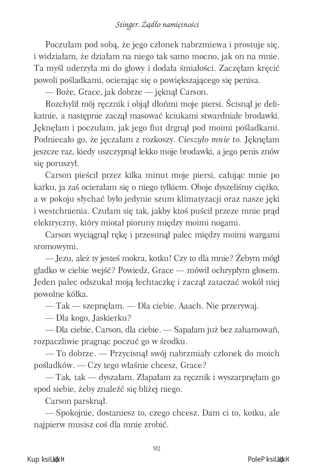 Fragment „Stinger. Żądło namiętności” — strona 10 z 20