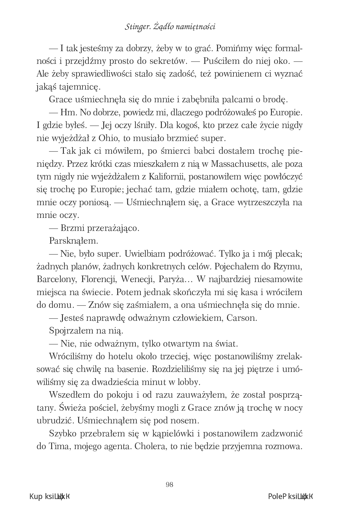 Fragment „Stinger. Żądło namiętności” — strona 16 z 20