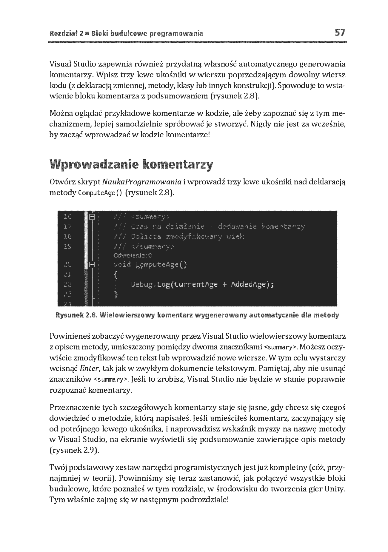 Fragment „Stwórz grę w Unity, a nauczysz się programowania w C#! Pisanie kodu, które sprawia radość. Wydanie VII” — strona 25 z 30