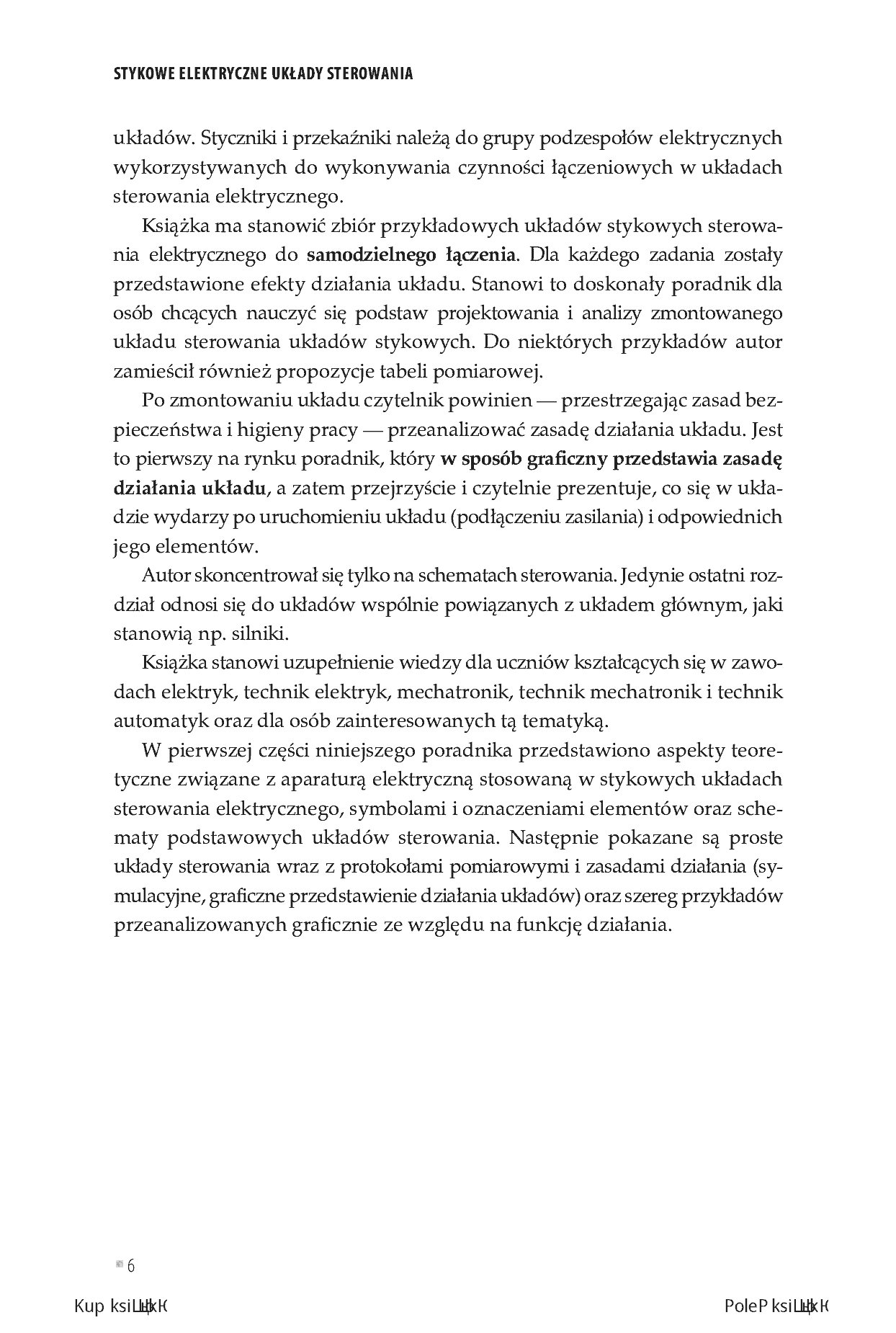 Fragment „Stykowe elektryczne układy sterowania - wydanie II uzupełnione” — strona 6 z 22