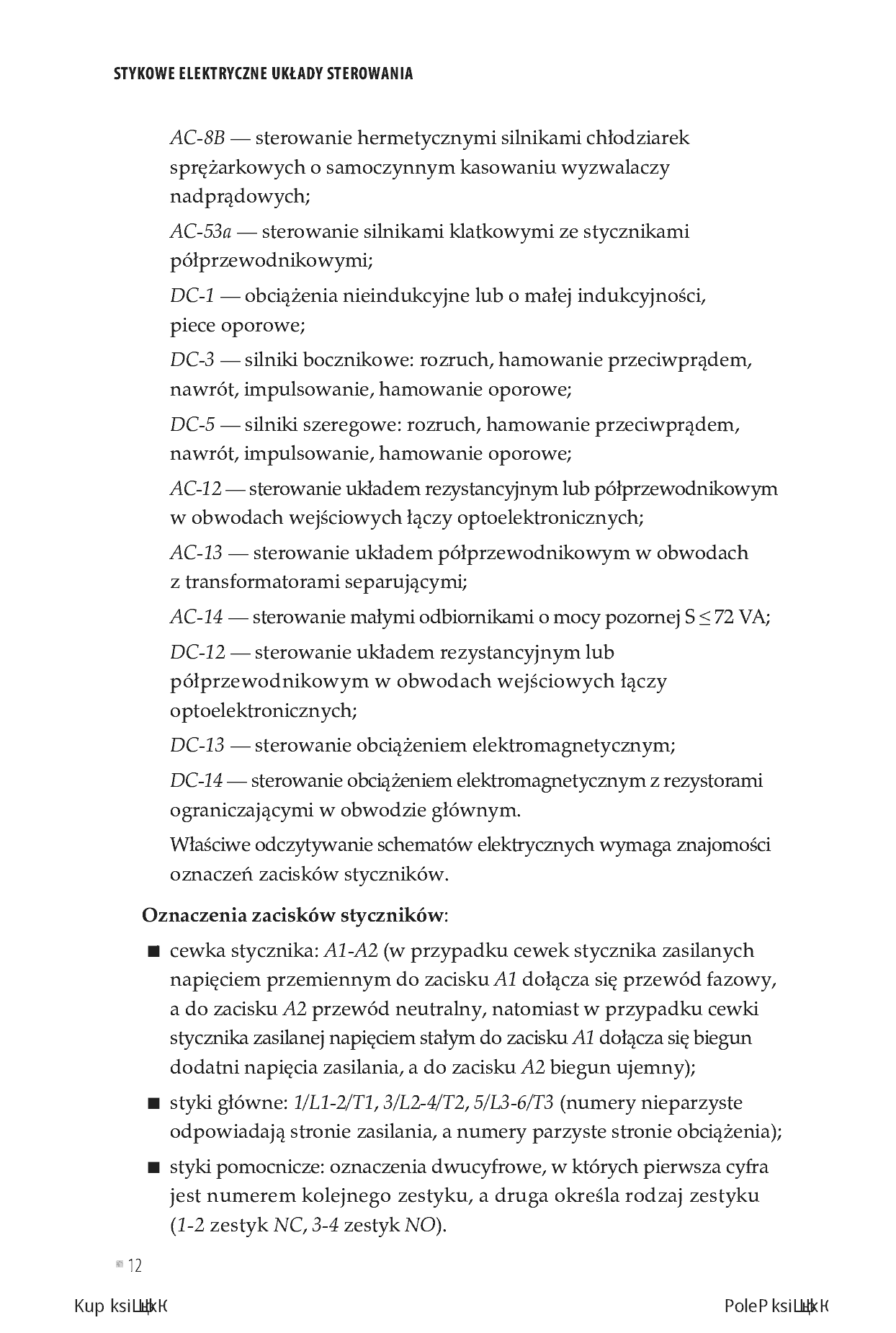 Fragment „Stykowe elektryczne układy sterowania - wydanie II uzupełnione” — strona 12 z 22