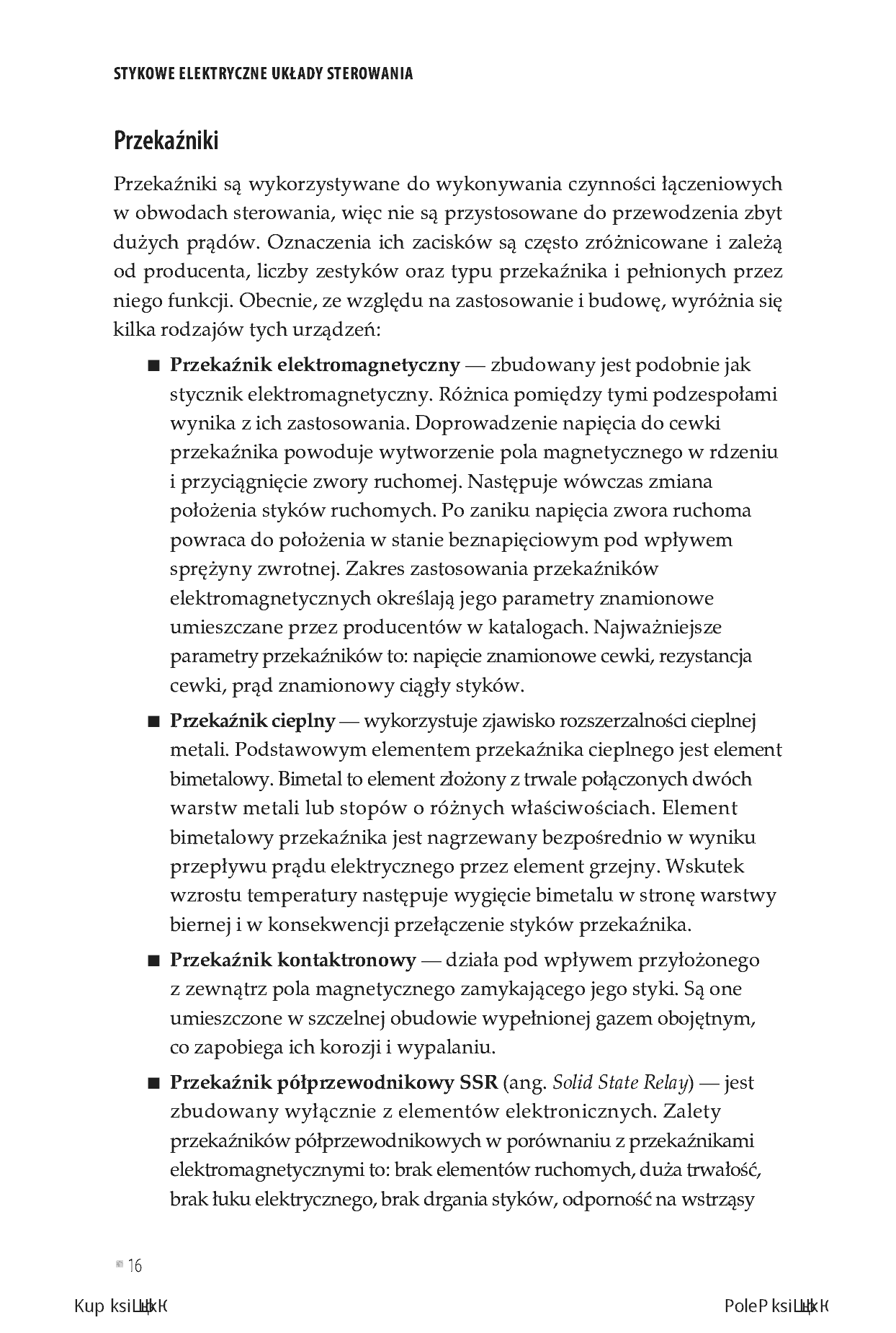 Fragment „Stykowe elektryczne układy sterowania - wydanie II uzupełnione” — strona 16 z 22