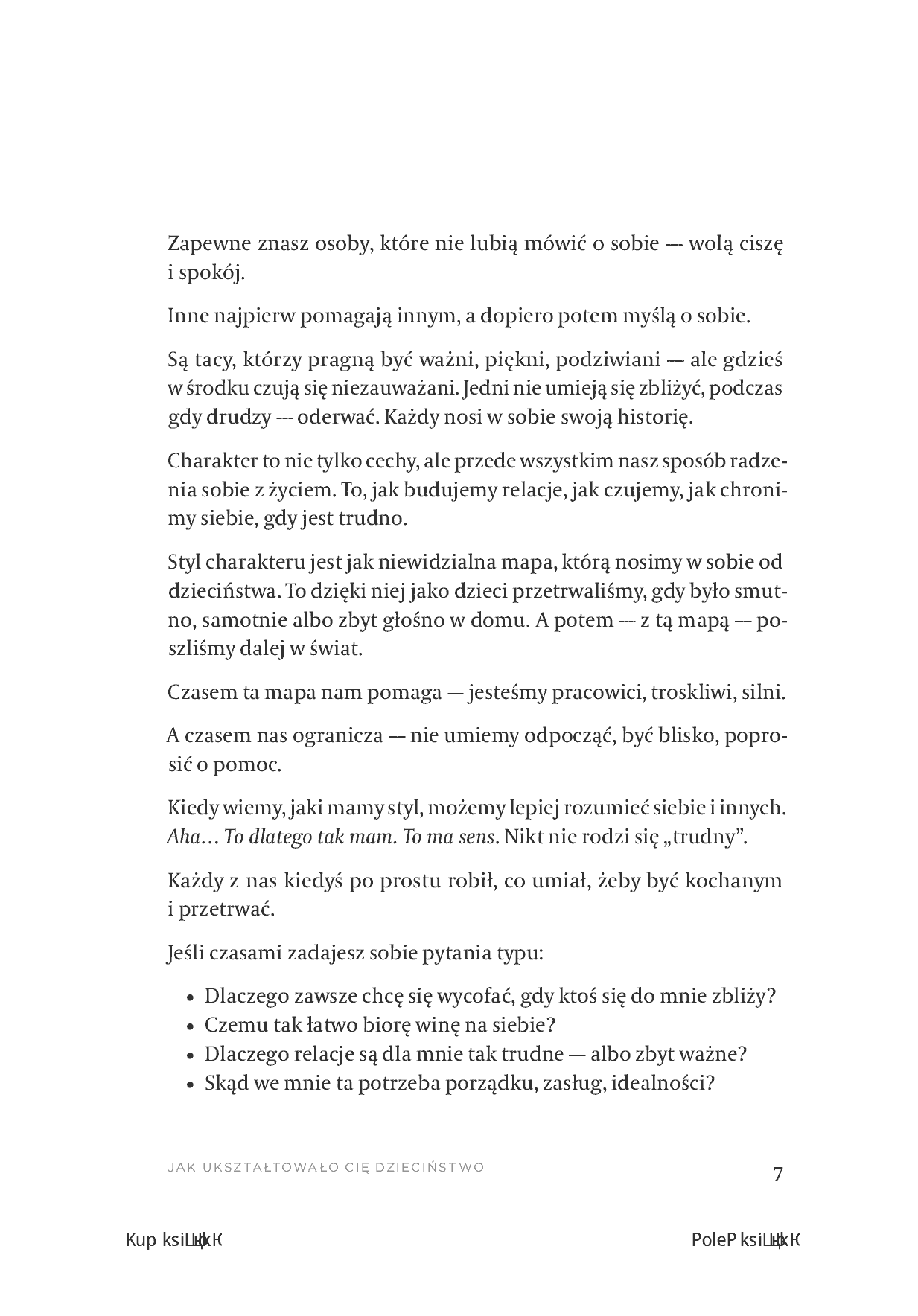 Fragment „Suma wszystkich strat. Jak ukształtowało cię dzieciństwo” — strona 7 z 14