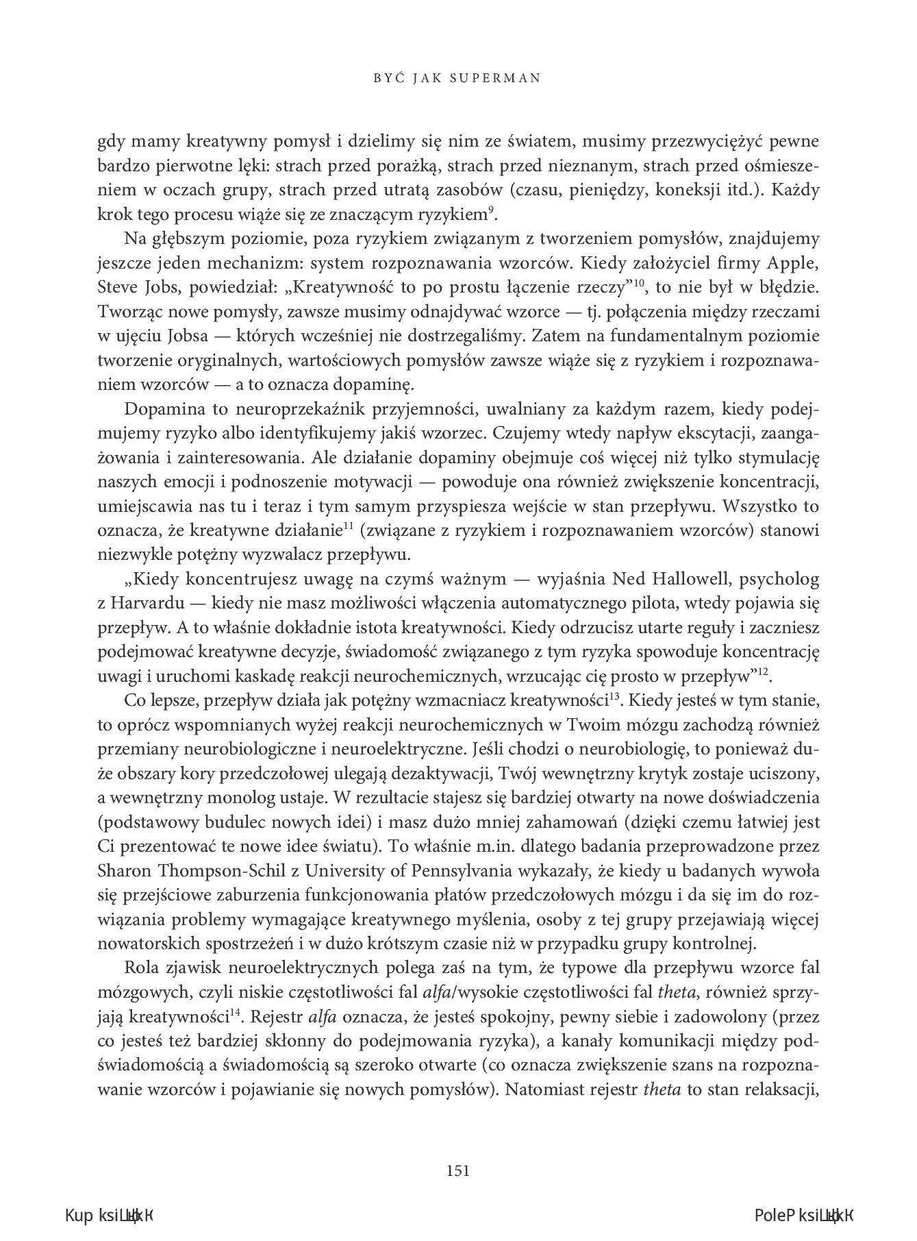 Fragment „Być jak Superman. Teoria i praktyka osiągania niemożliwego” — strona 9 z 16