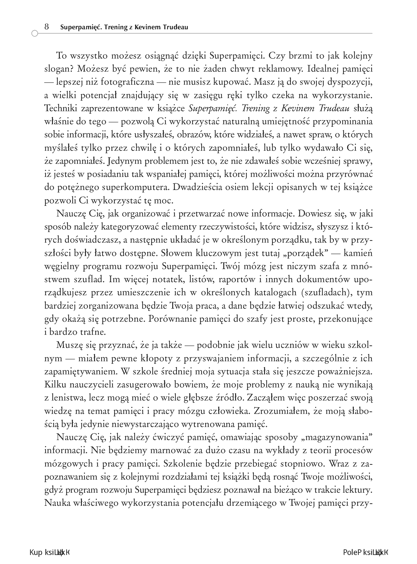 Fragment „Superpamięć. Trening z Kevinem Trudeau” — strona 6 z 24