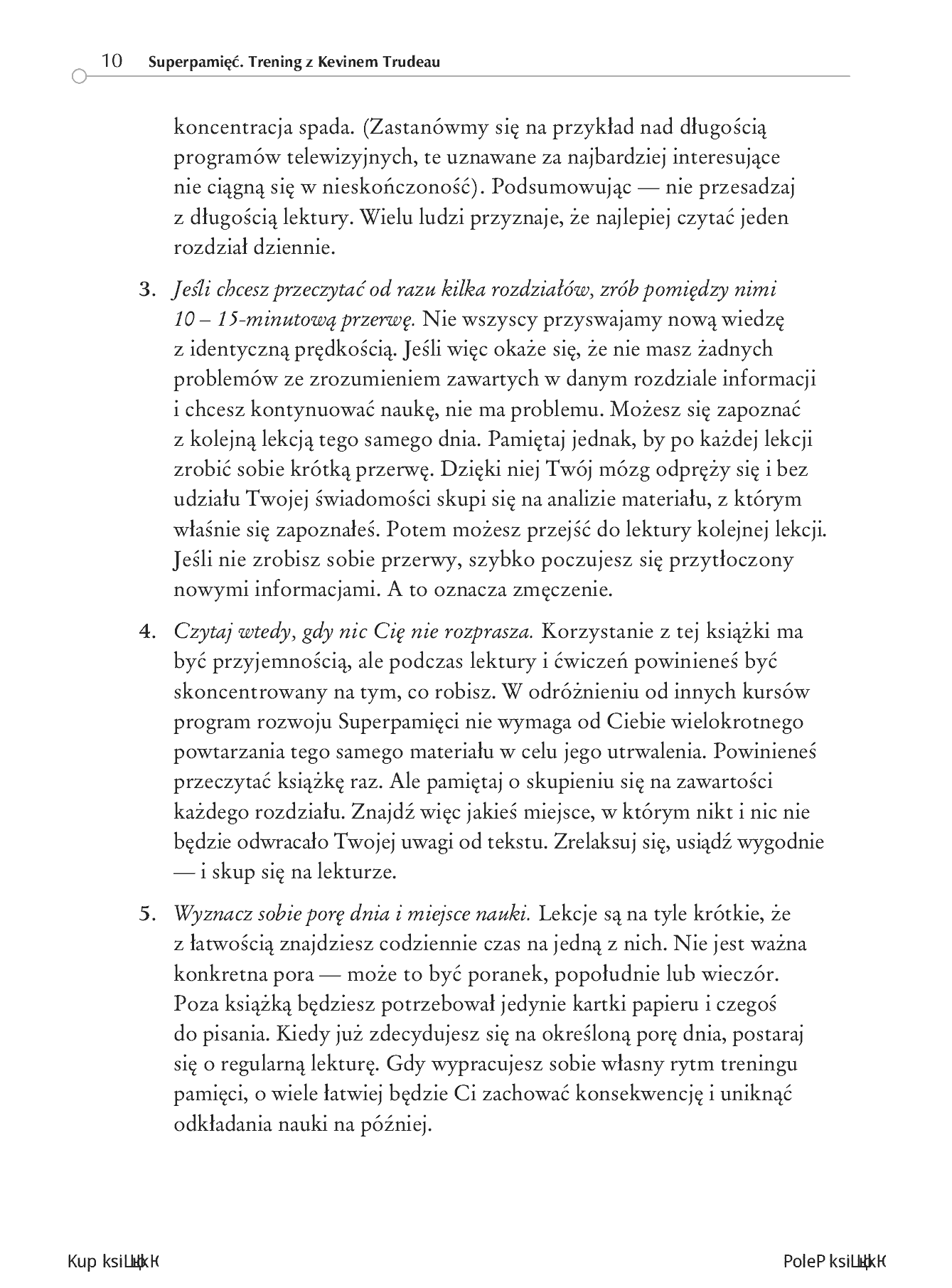 Fragment „Superpamięć. Trening z Kevinem Trudeau” — strona 8 z 24