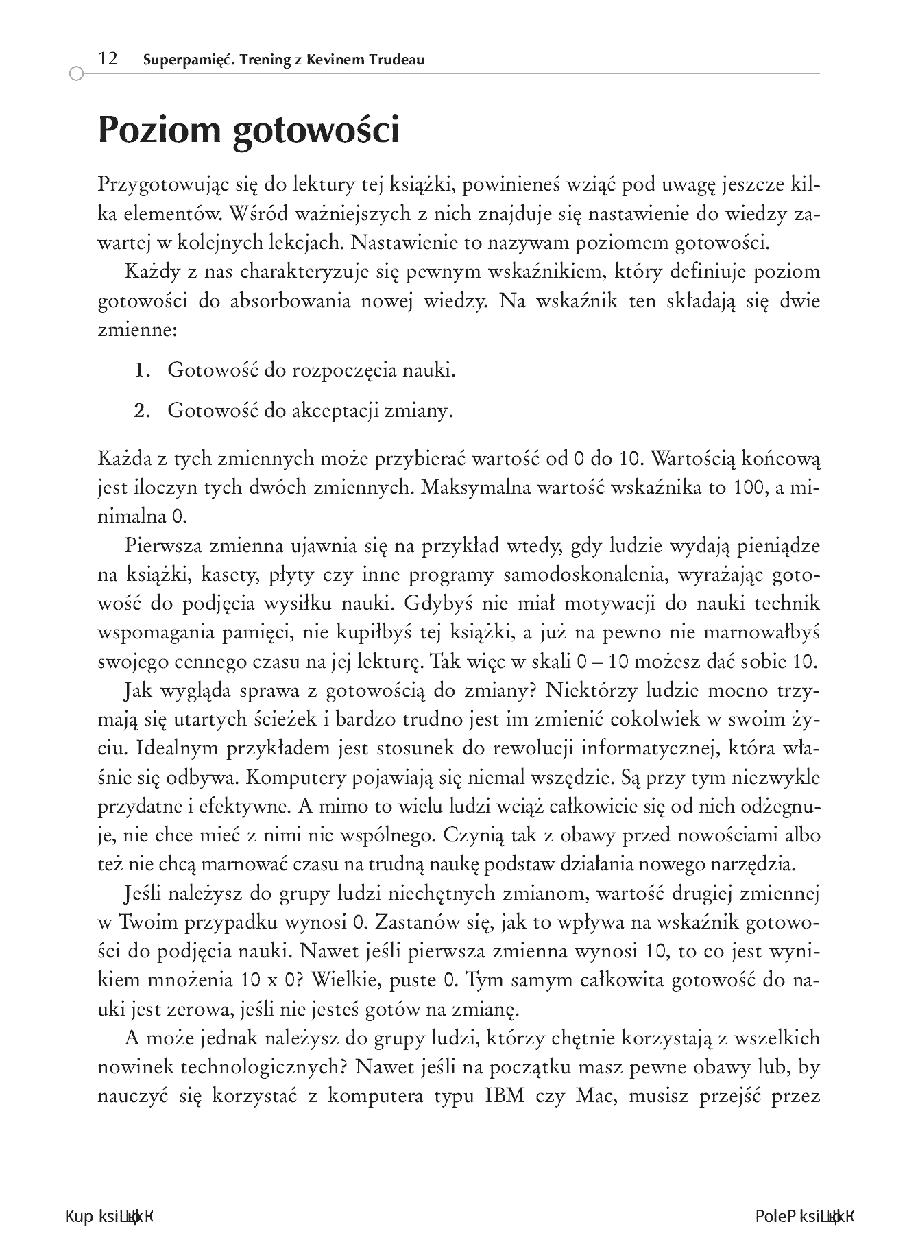 Fragment „Superpamięć. Trening z Kevinem Trudeau” — strona 10 z 24