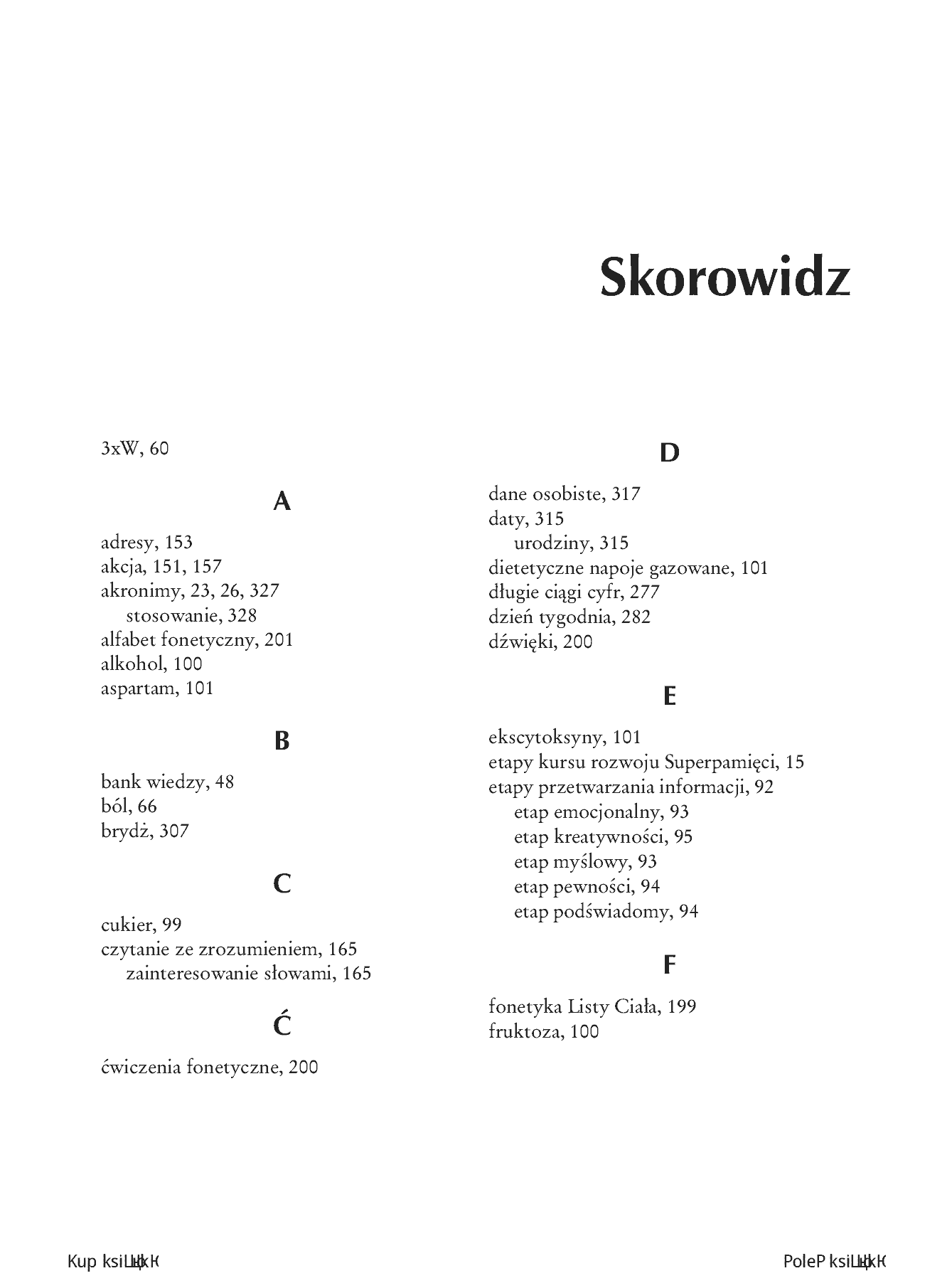 Fragment „Superpamięć. Trening z Kevinem Trudeau” — strona 17 z 24