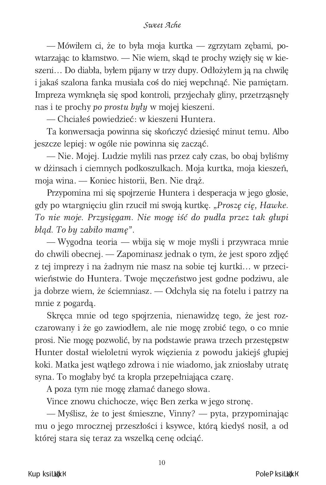Fragment „Sweet Ache. Krew gęstsza od wody. Seria Driven” — strona 4 z 14