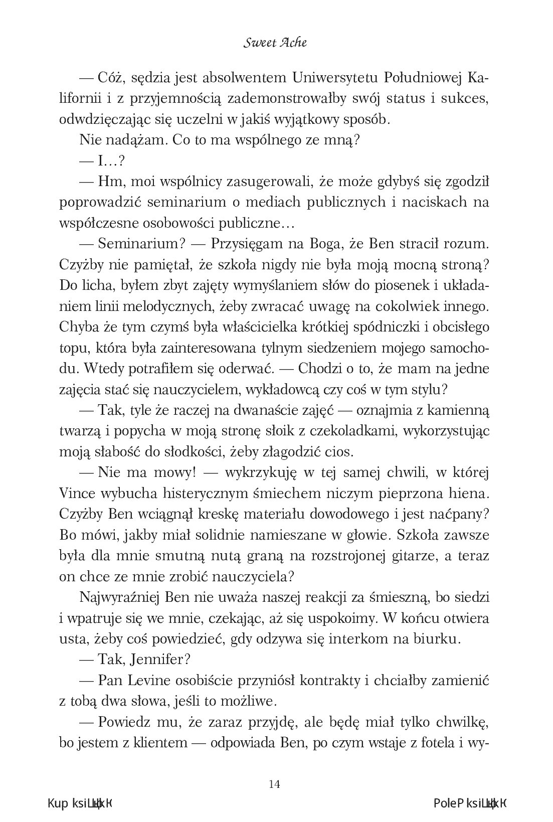 Fragment „Sweet Ache. Krew gęstsza od wody. Seria Driven” — strona 8 z 14