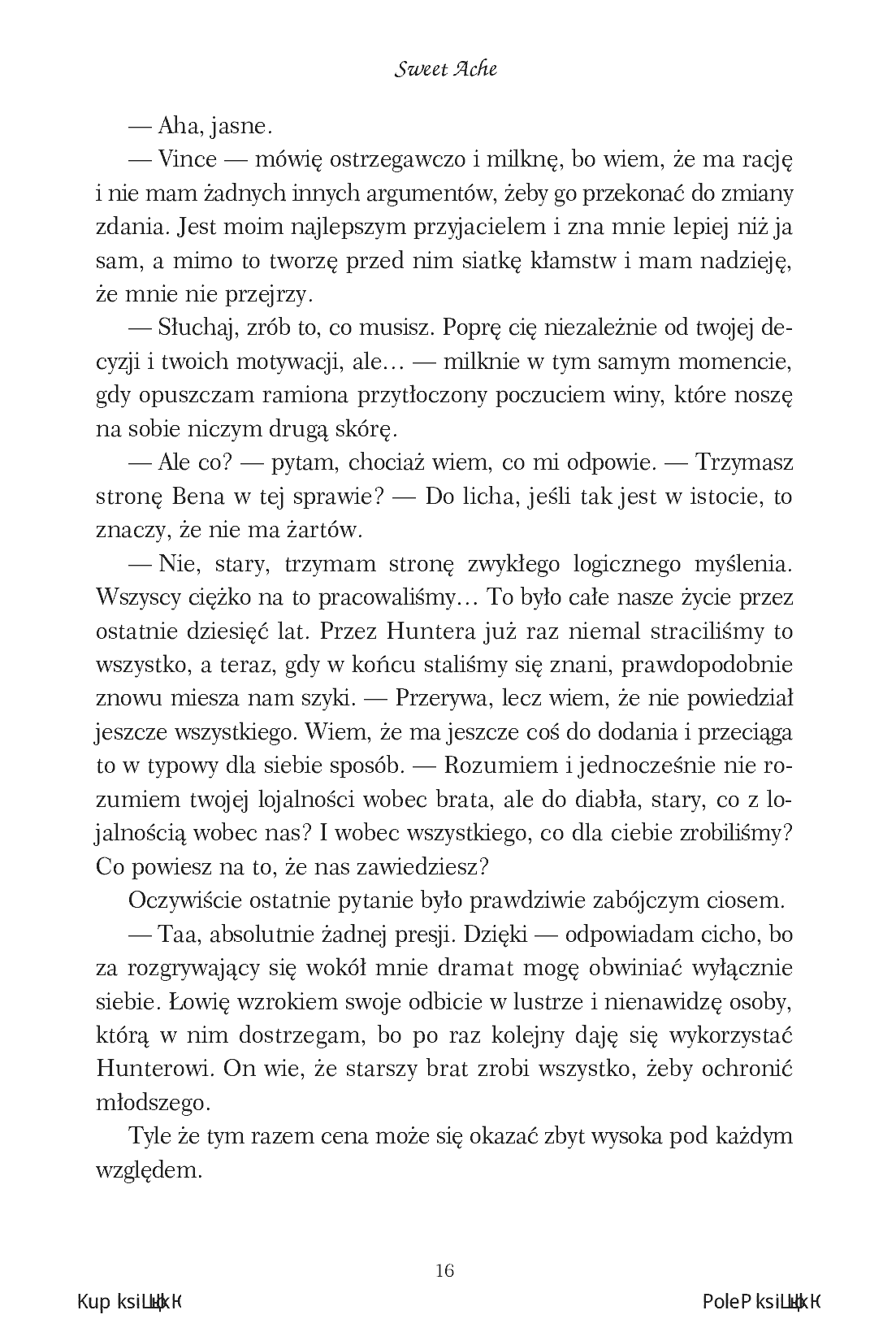 Fragment „Sweet Ache. Krew gęstsza od wody. Seria Driven” — strona 10 z 14