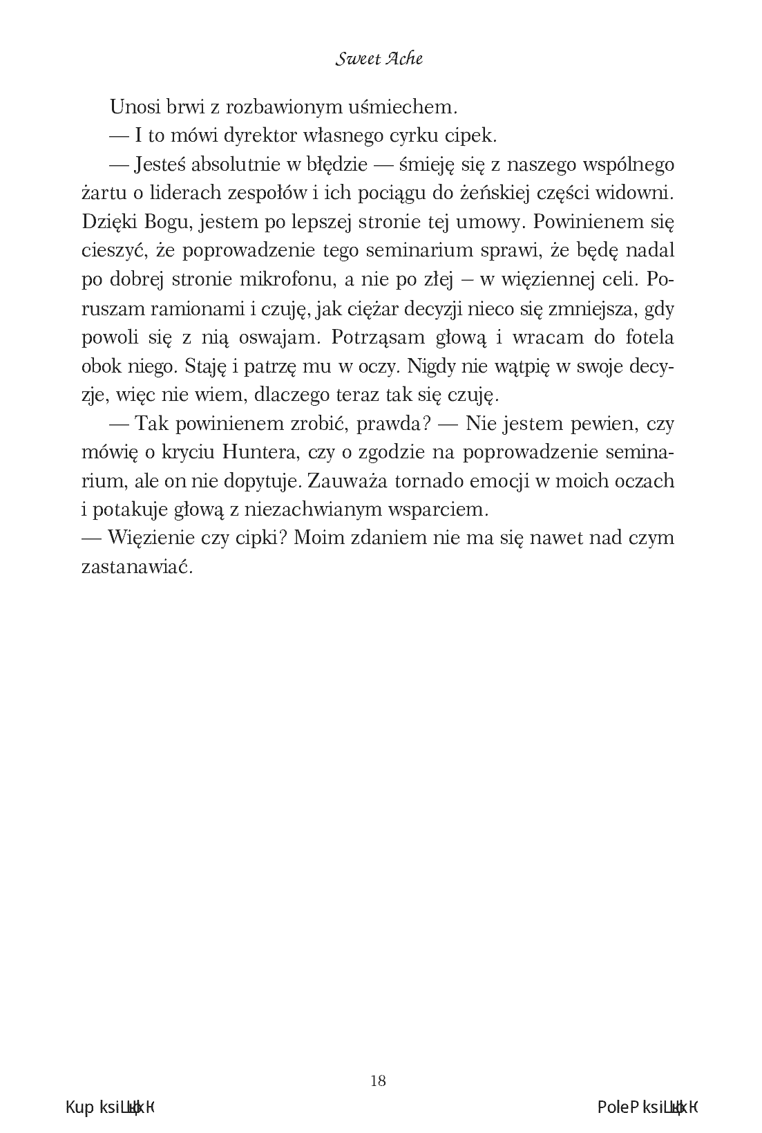 Fragment „Sweet Ache. Krew gęstsza od wody. Seria Driven” — strona 12 z 14