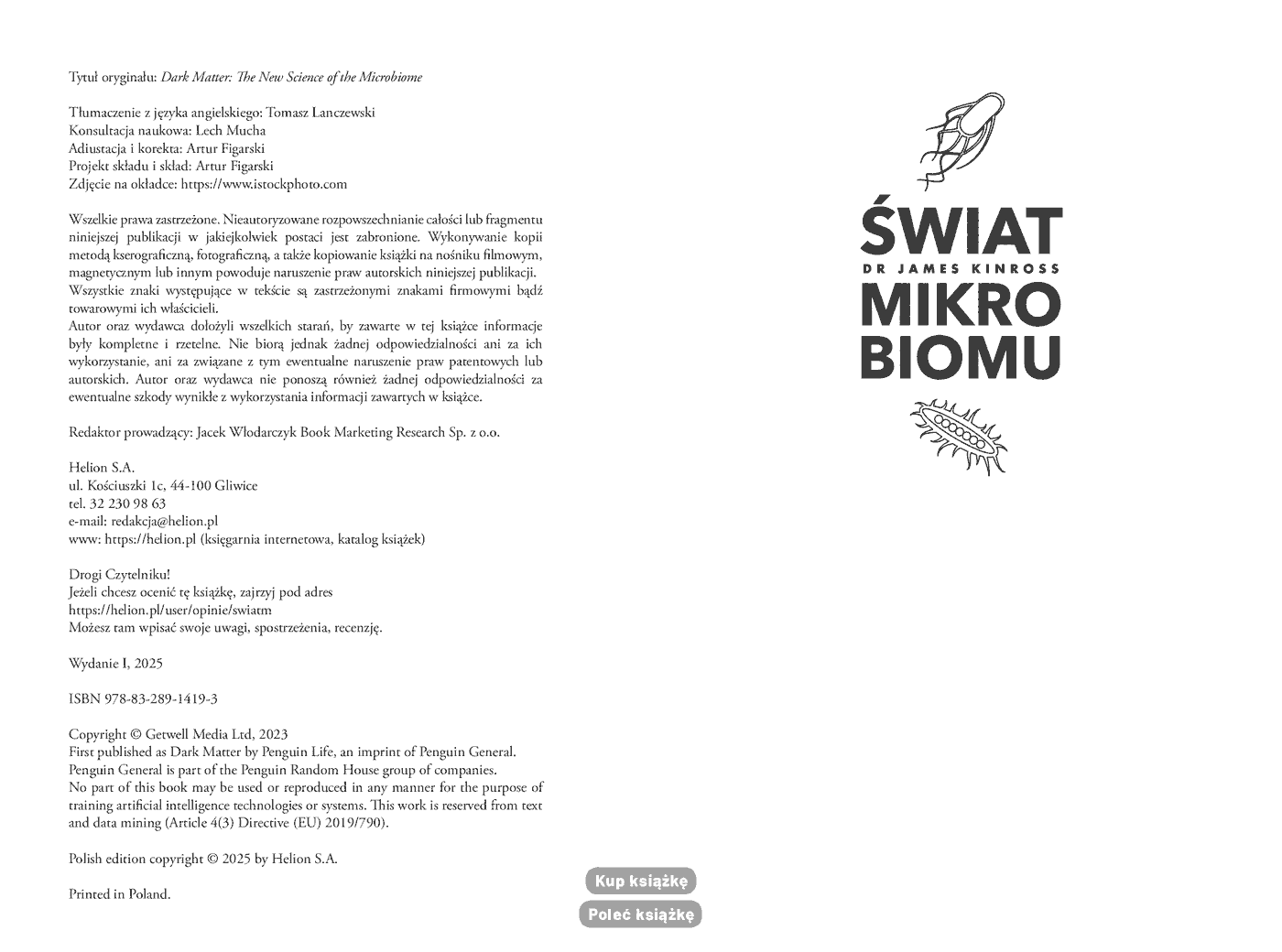 Fragment „Świat mikrobiomu. Bogactwo niewidzialnego życia w naszym ciele” — strona 2 z 12