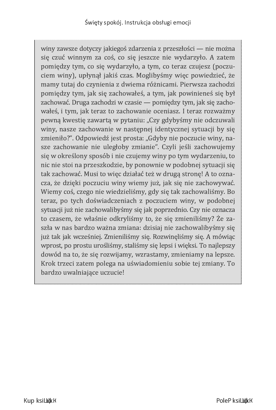Fragment „Święty spokój. Instrukcja obsługi emocji” — strona 20 z 22