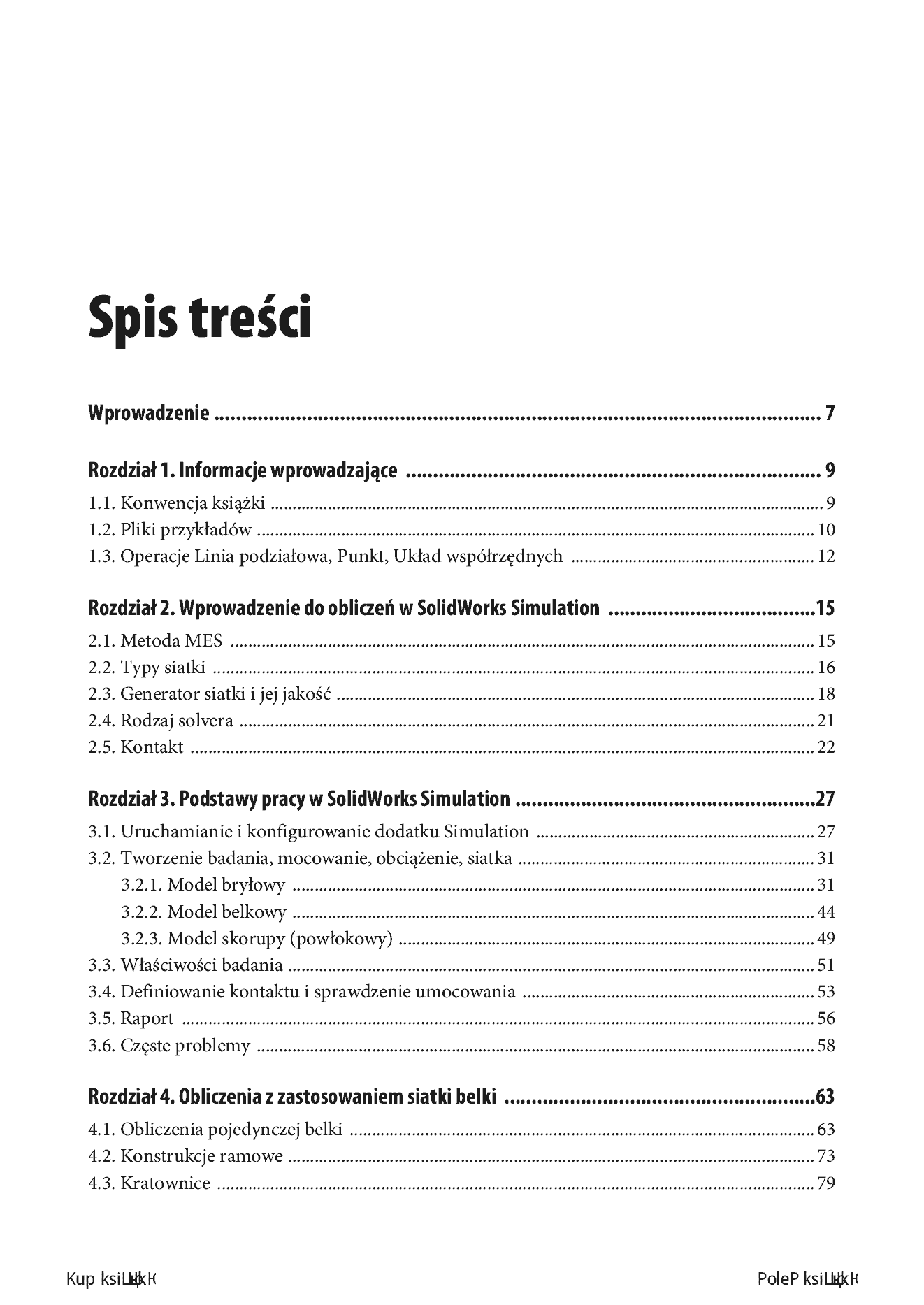 Fragment „SolidWorks Simulation 2020. Statyczna analiza wytrzymałościowa” — strona 3 z 30